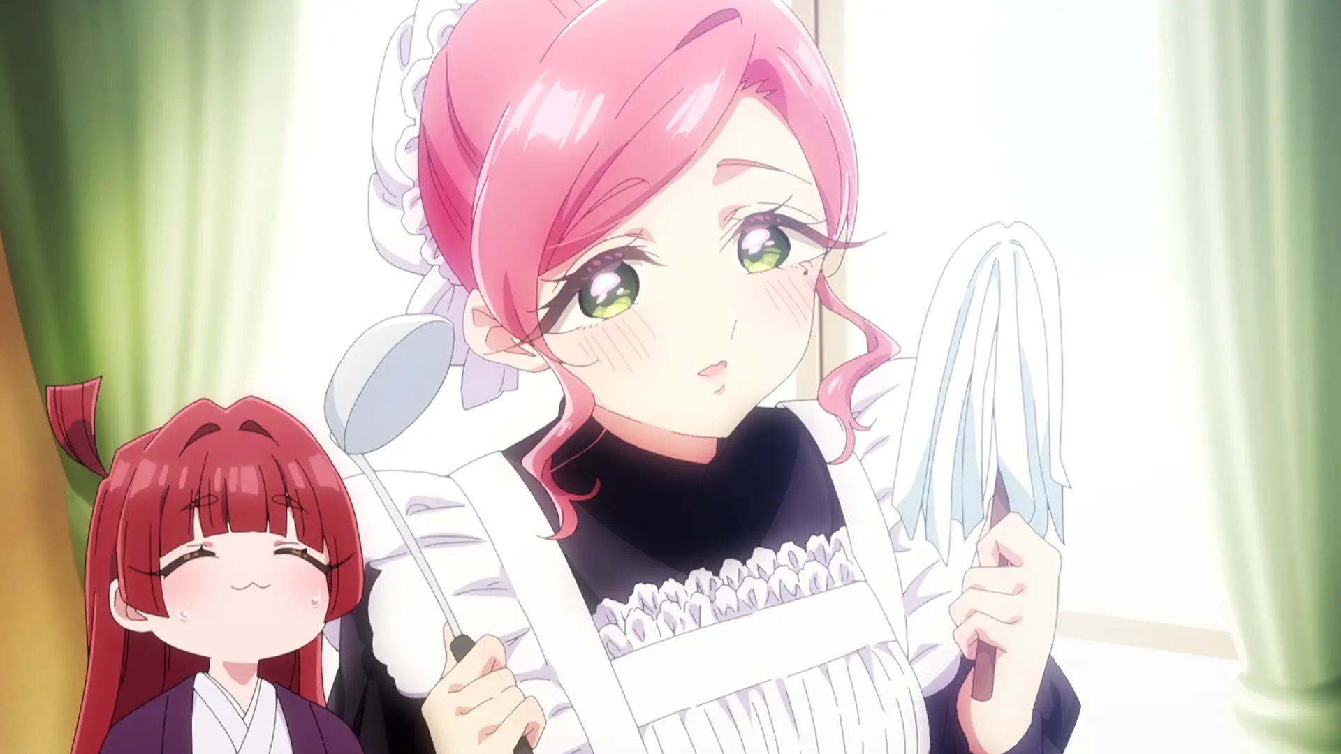 Obligatory Hahari screenshot, she looks stunning even in maid form. Every episode she delivers with her lines and continues to be the highlight of the series for me.