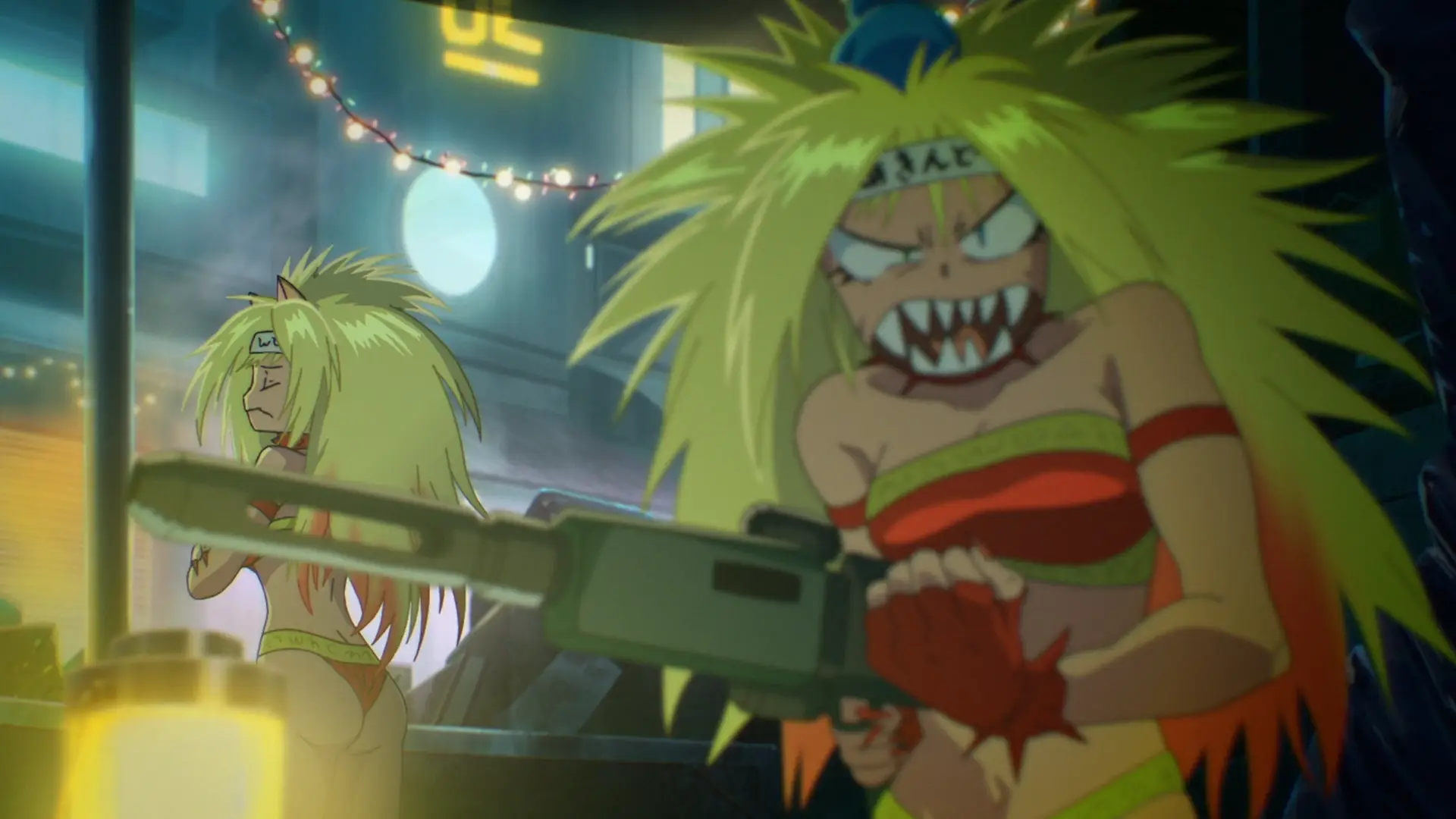 The series puts fanservice in specific places like here and make it look natural. That's a good practice. Still curious if they'll chase Fuchikoma or not...