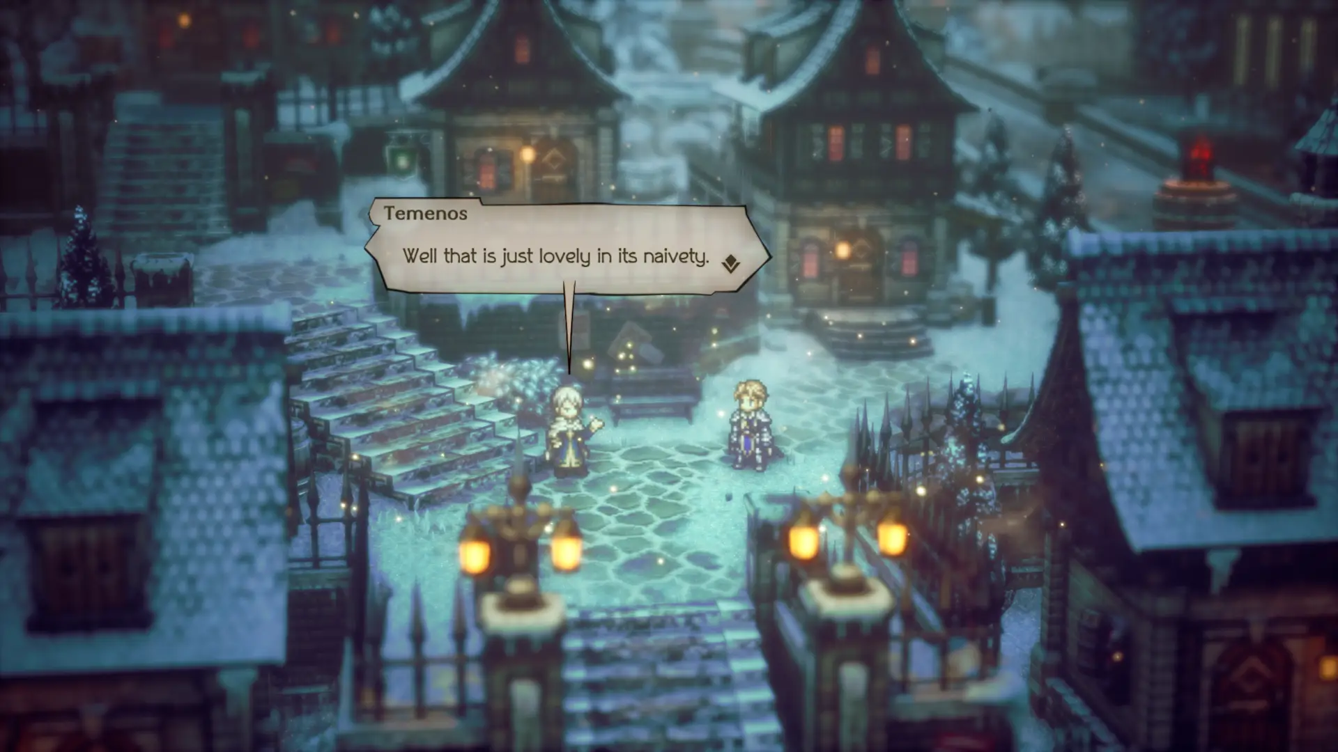 It's a shame that Crick died because I really liked the back and forth antics with Temenos teasing Crick. The two made a great fun combo.