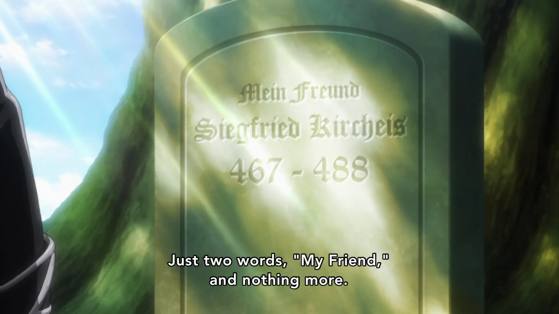 ...and there goes Kircheis, the only reasonable guy in the entire franchise. Good guys die young indeed, he was just 21.