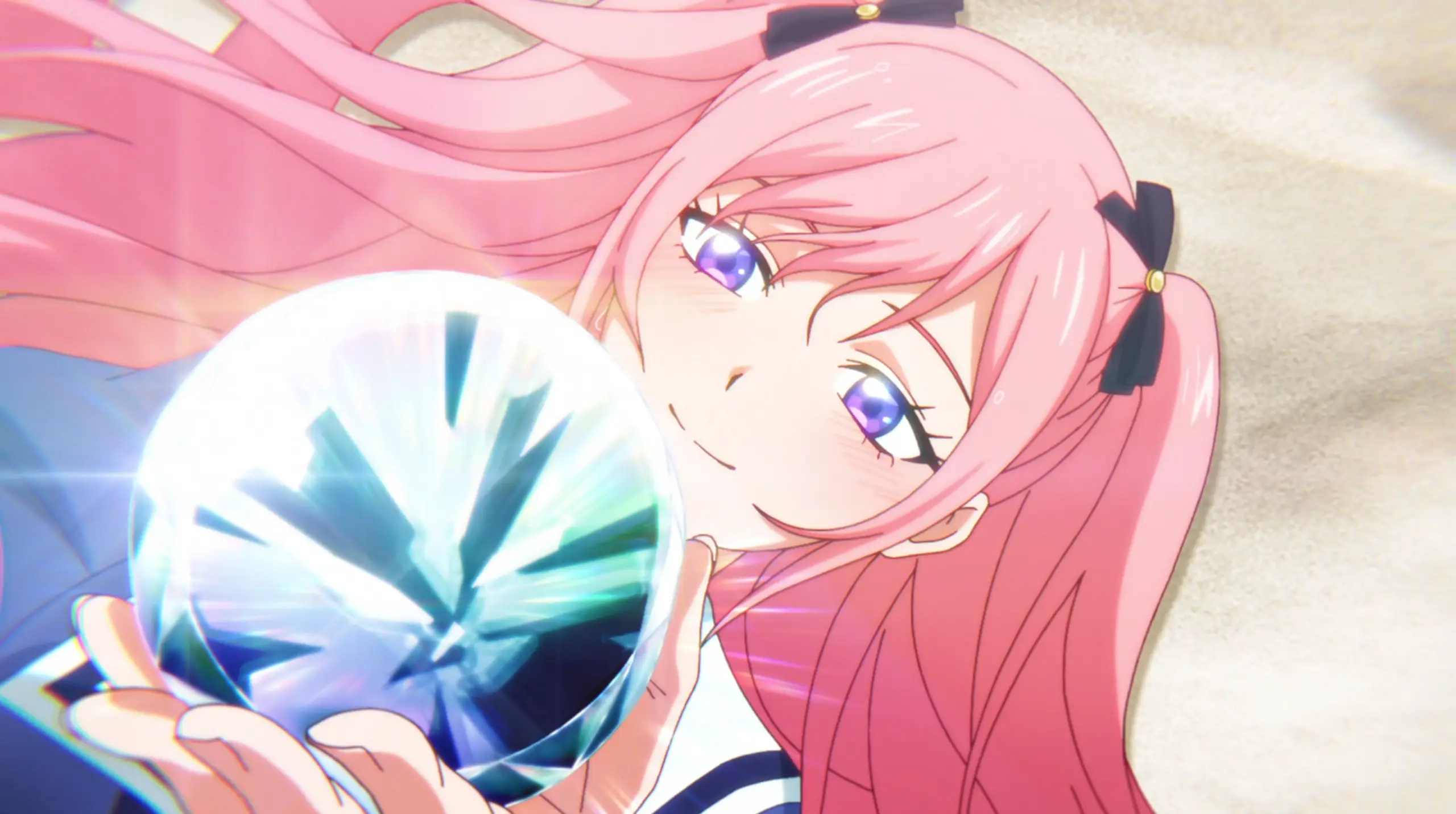Spica got the diamond and whoa it's a huge one. It's bigger than her hands, I wonder how much is it worth if sold...