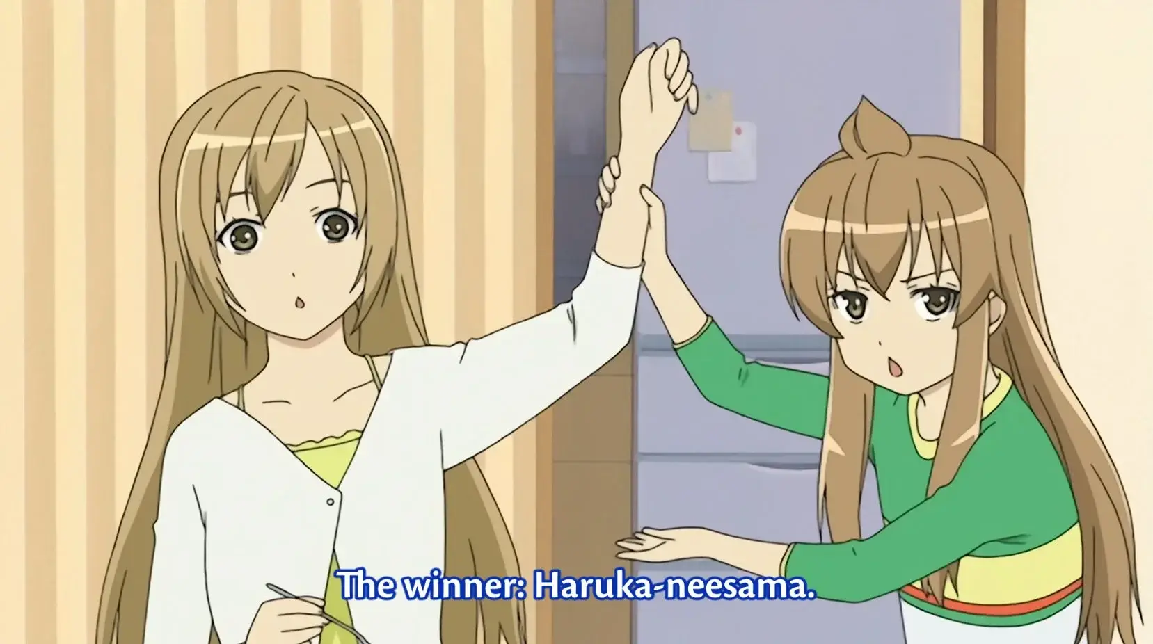 Haruka always wins! I told you so.