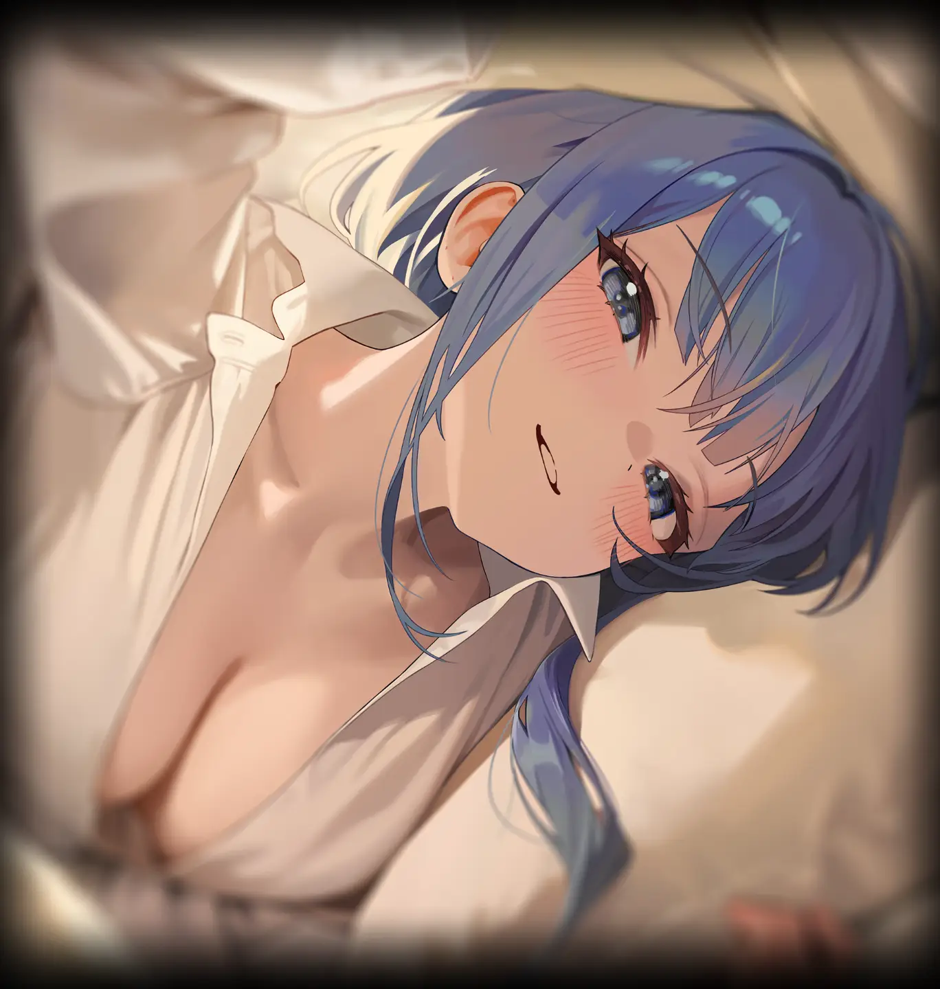 I picked the right choice and hid in the bed at the first attempt. Just look how adorable Arcana is!