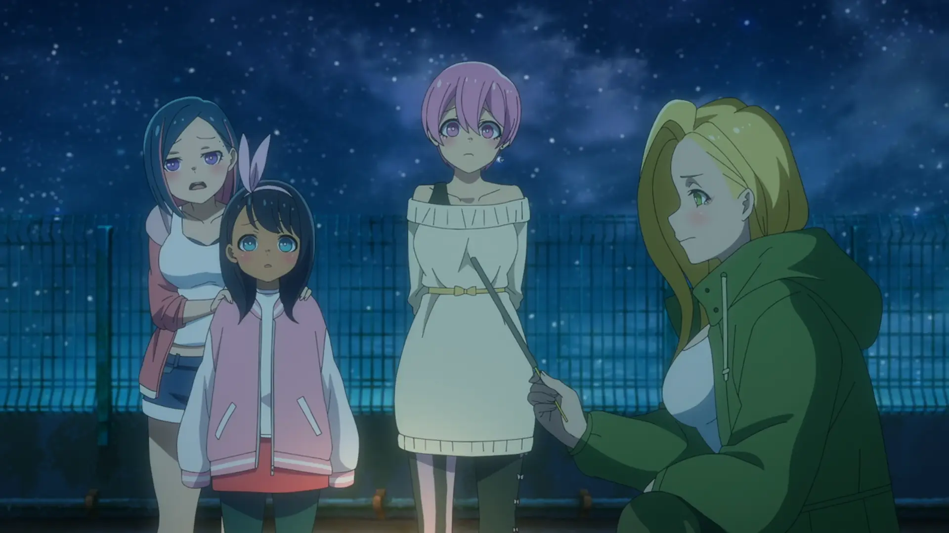 Final fireworks, poor Mikazuki, but I guess she knew the risks of exploring the world and the danger posed by the zombies.