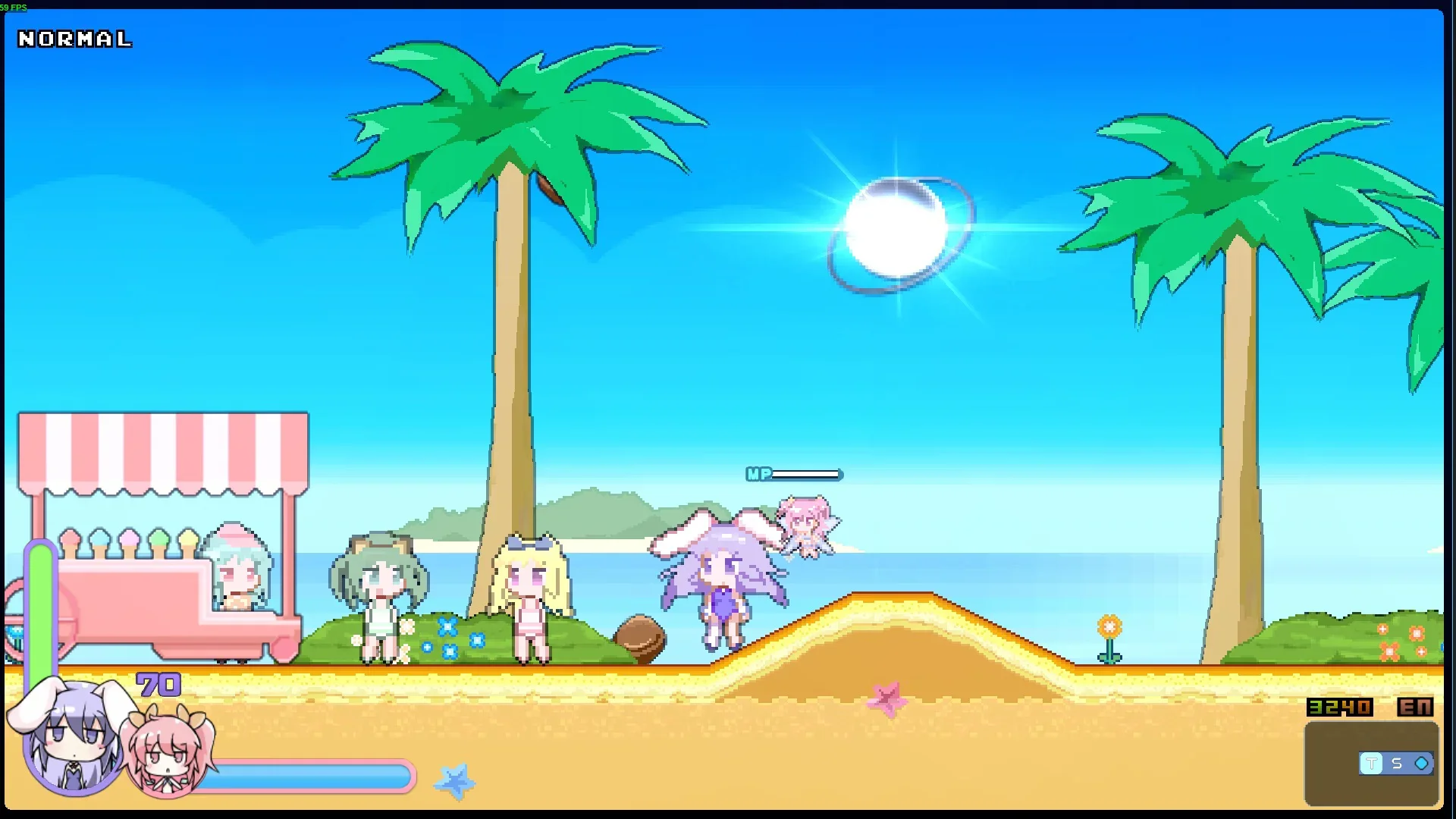 Colorful visual style