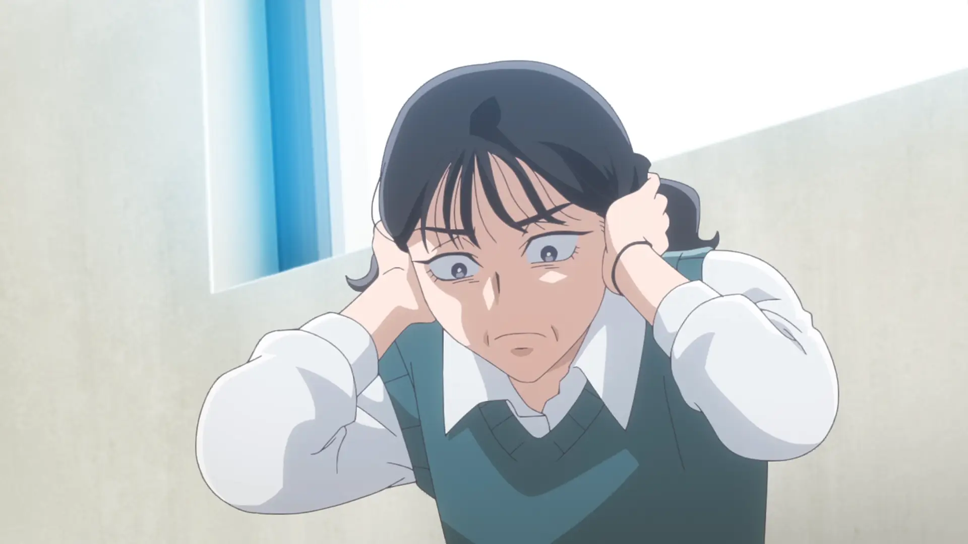 Pure despair from Aimi now that she knows she can't compete with perfect Satsuki.