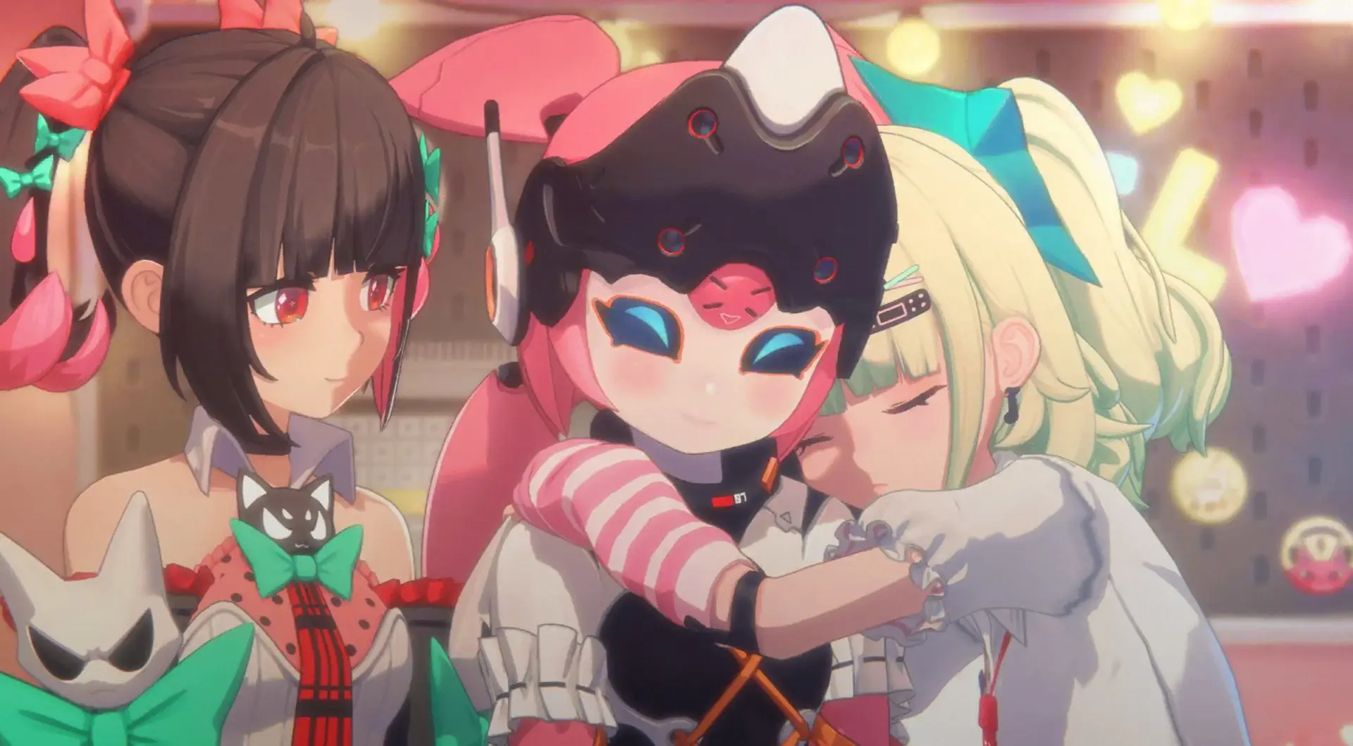 Aria seems to be pleased that Sunna decided to sleep on her.