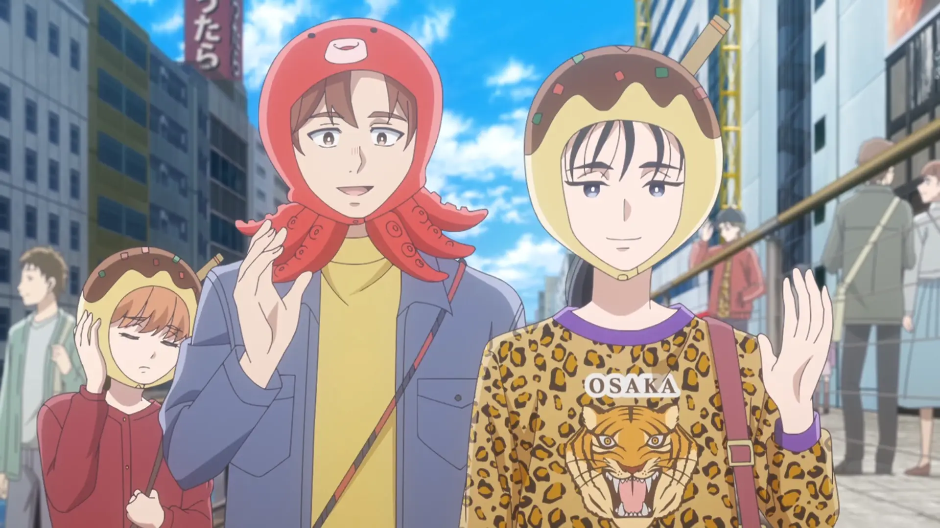 That shirt is quite something. She was trying to attract attention and whoa she did. Not Kirio's one, but mine at least.