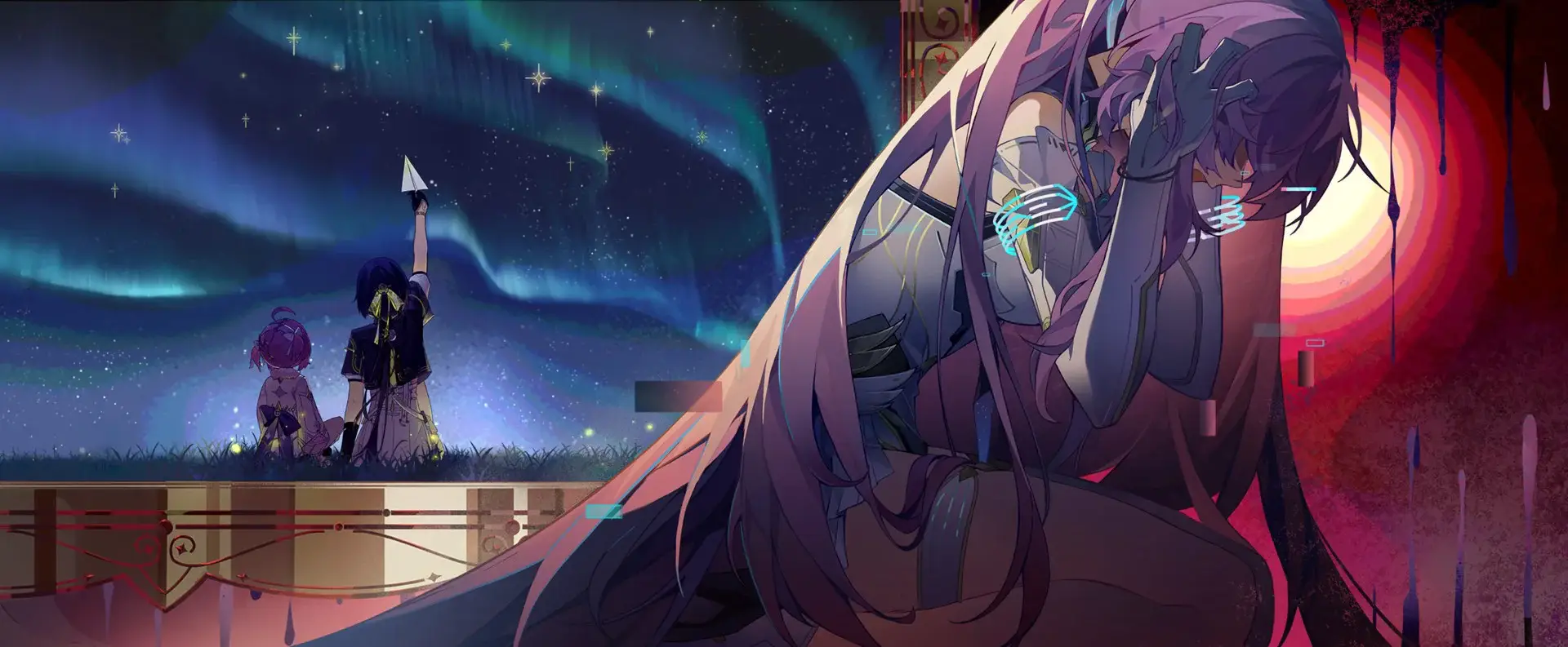 The despair and voice range of Aemeath in the various scenes was really well done by the seiyuu (Satomi Satou)