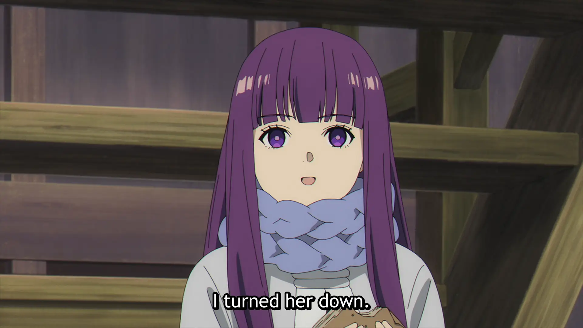 Fern ultra proud of turning her down. To show how much she loves Frieren. So cute together these two.