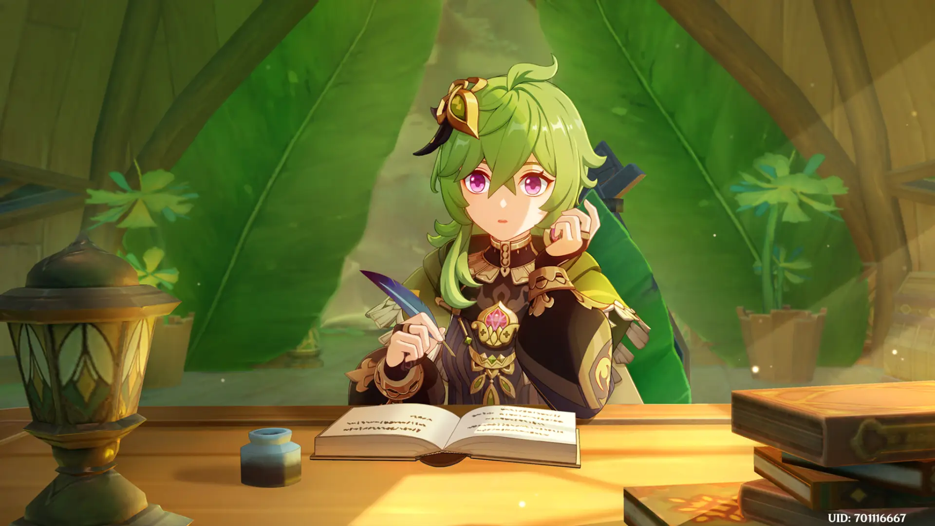 Colley found her peace and I think her story is done. I remember I was quite invested in seeing her happy after the sad initial quest of Sumeru. It's nice to see her here at this stage.