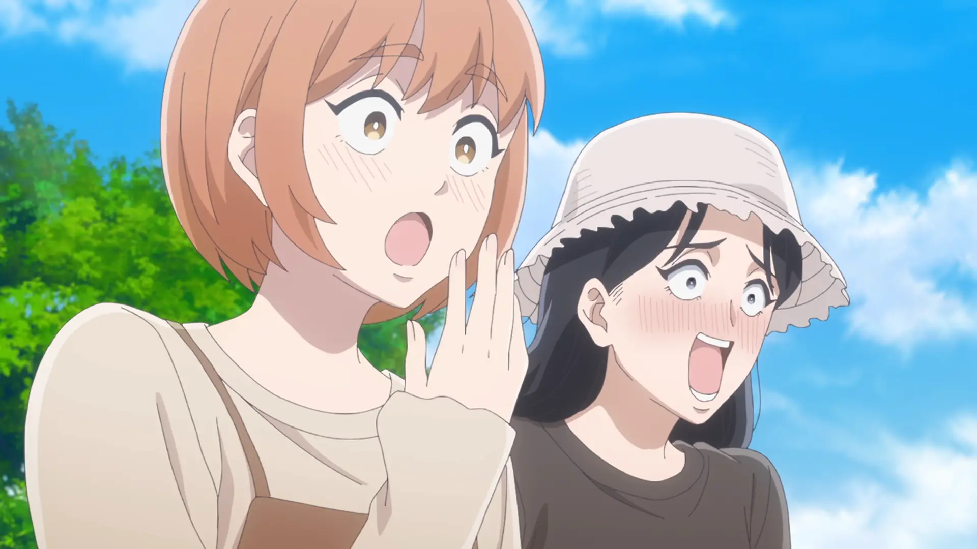 Kirio delivering a scene that impressed Nami and Aimi by wearing a shirt inside out. Honestly he could do anything and it'd still impress him