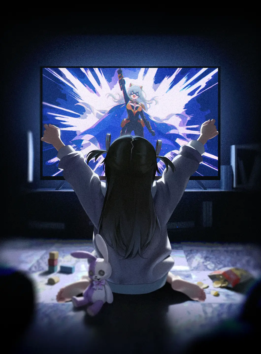 Hero! Her dream since childhood, that's why she was obsessed with Matis during the main story.