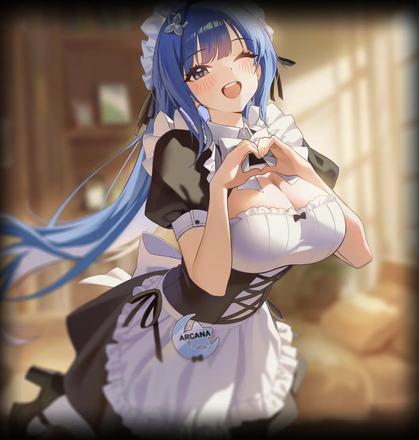 Maid arcana?! Is she going to join the other maids of Nikke? I need an actual unit with this outfit now...