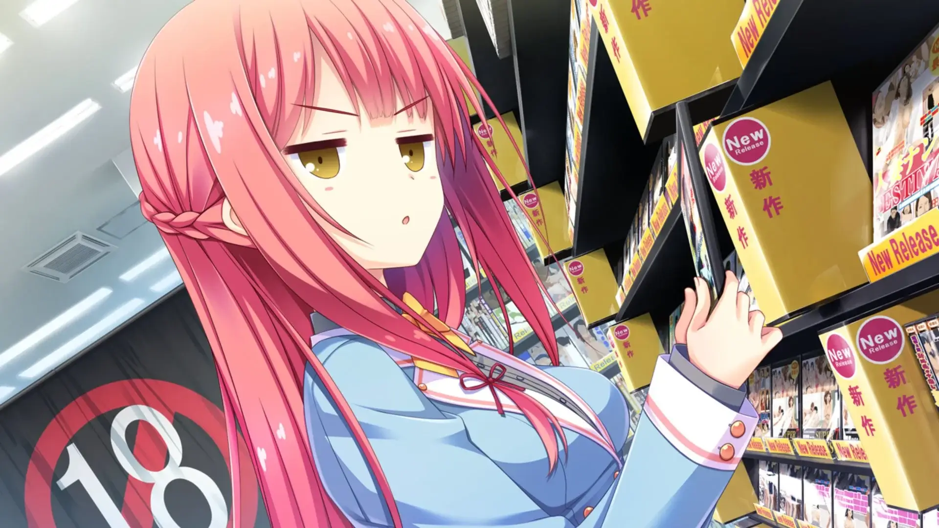 What are you doing here little lady? *stares*