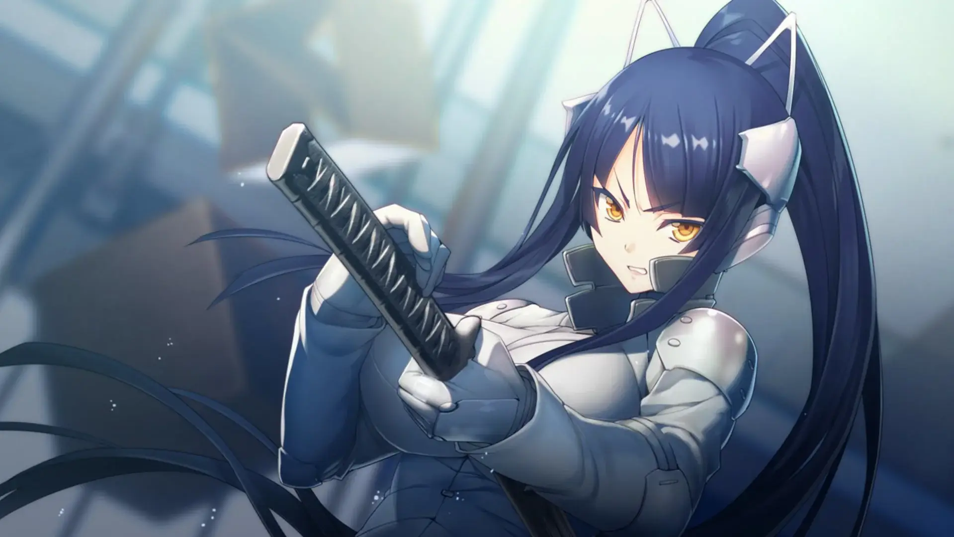Mitsumi is stunning and I really like her personality. I hope her route get lots of cute scenes with her, want to see more about her character.