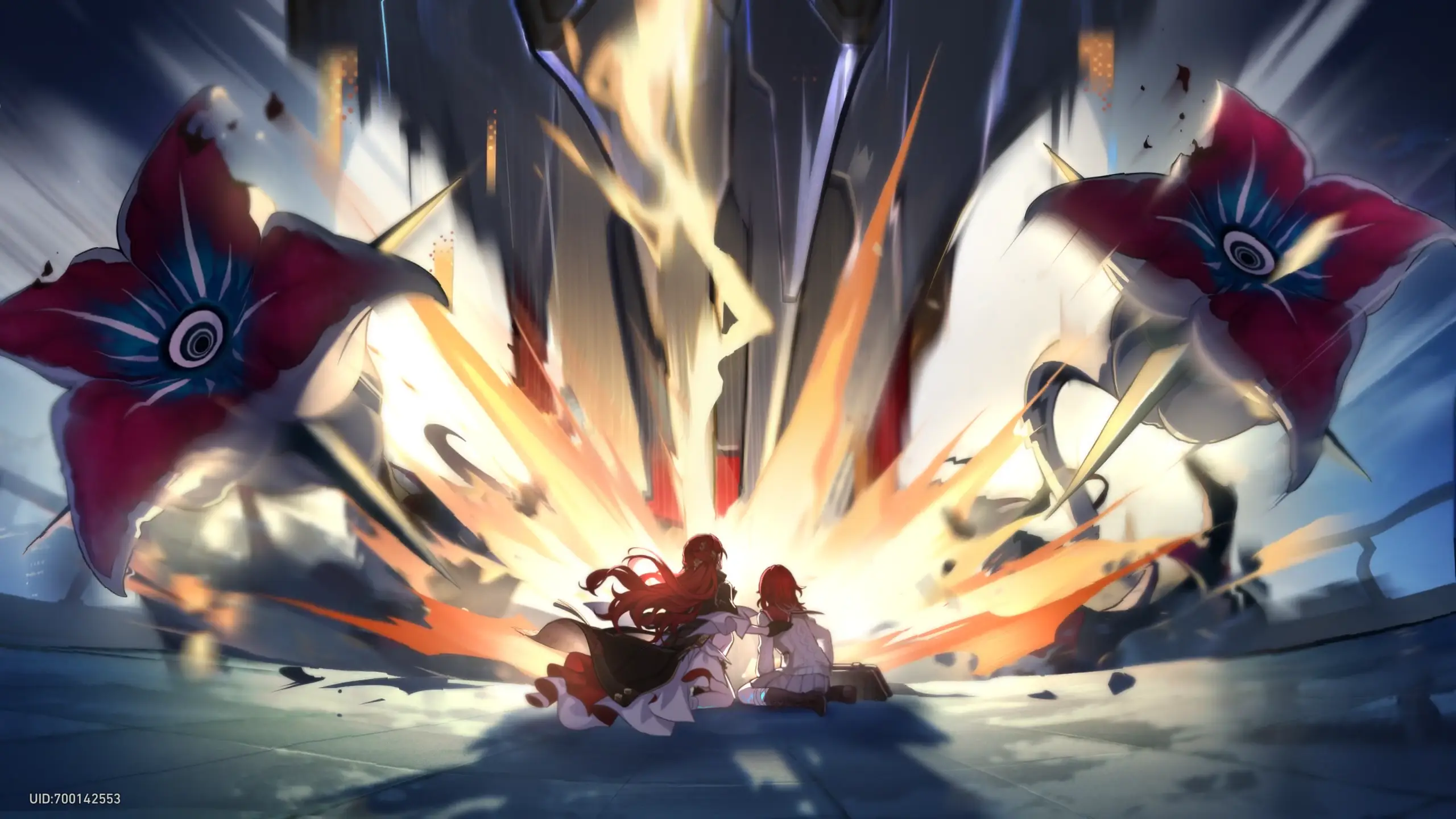 Giant robotic punch? Was that a mecha or something? Hopefully they elaborate on that moment.