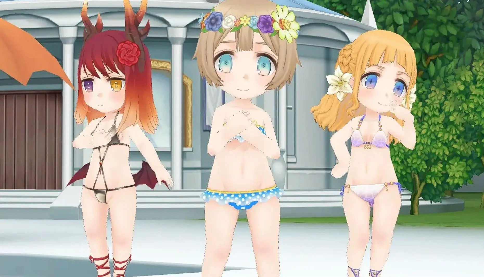 The swimsuit minigame felt a lot out of place, but hey wasn't that bad to waste an hour or two.