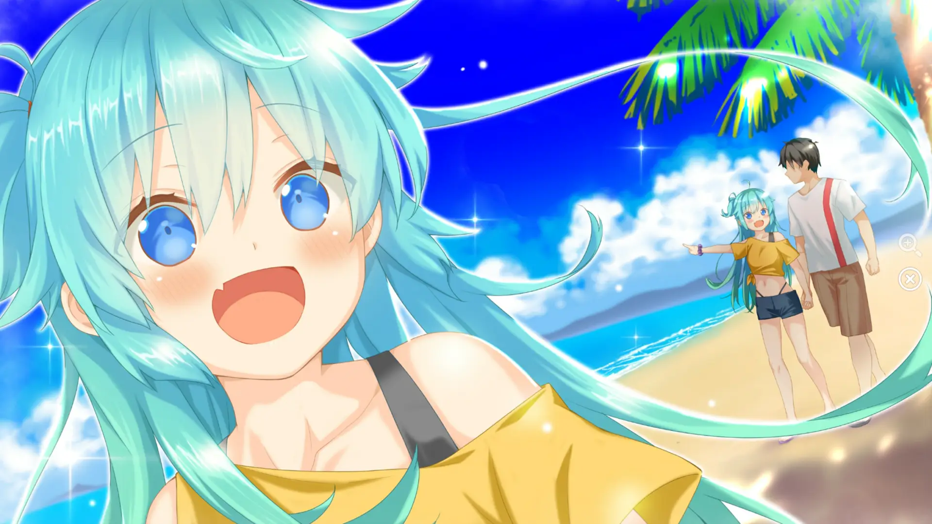 In this CG Roo looks way younger than she did in other CGs, but I like her all the same. It's hard not to feel joy watching her face.