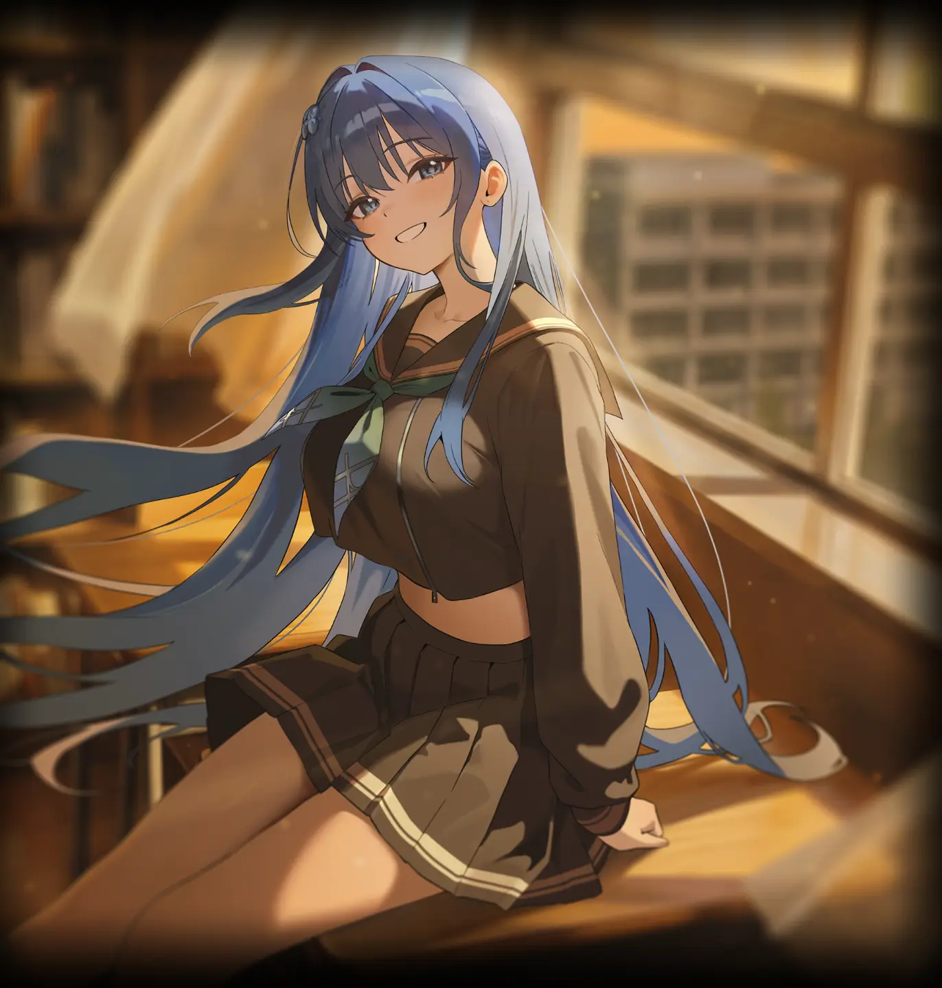 Arcana's hair is one of her charm point in my opinion. It looks so smooth!