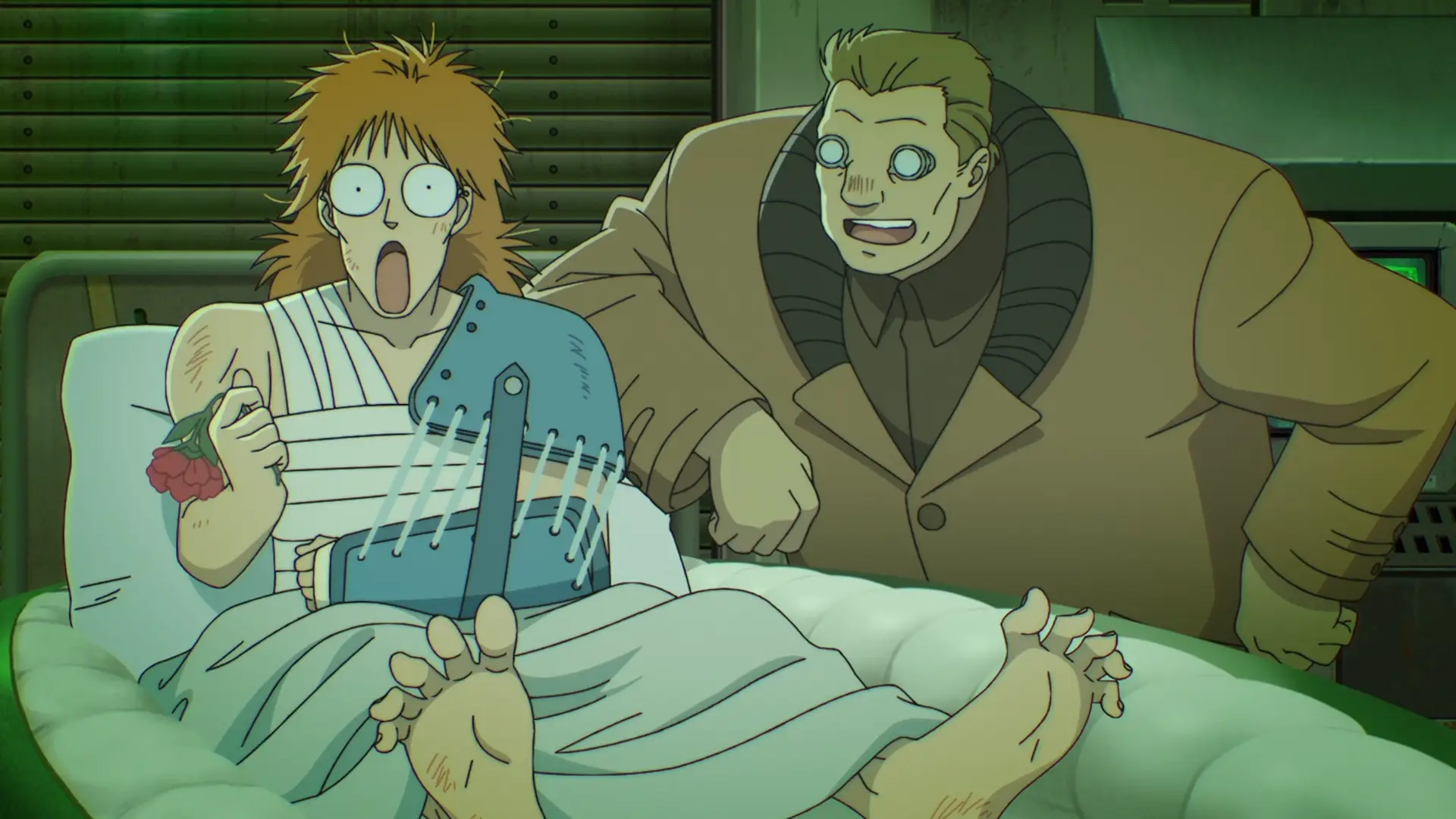 I still can't get over watching Togusa being the 'joke character' when he was one of the most serious of the original series with his attachment to humanity.