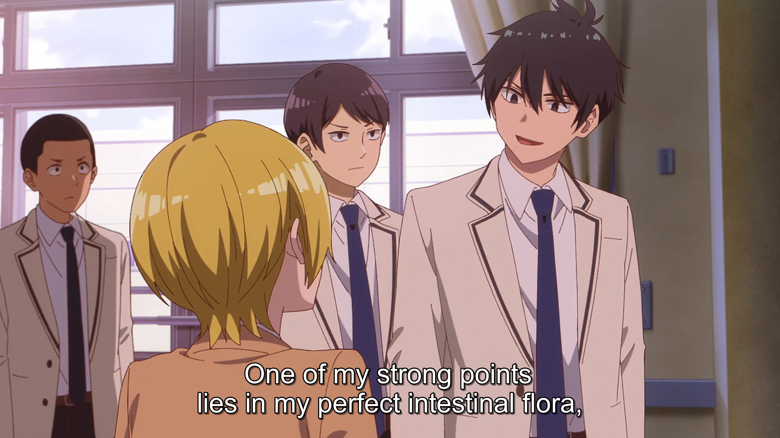 Now that's a line I wasn't expecting a protagonist to say