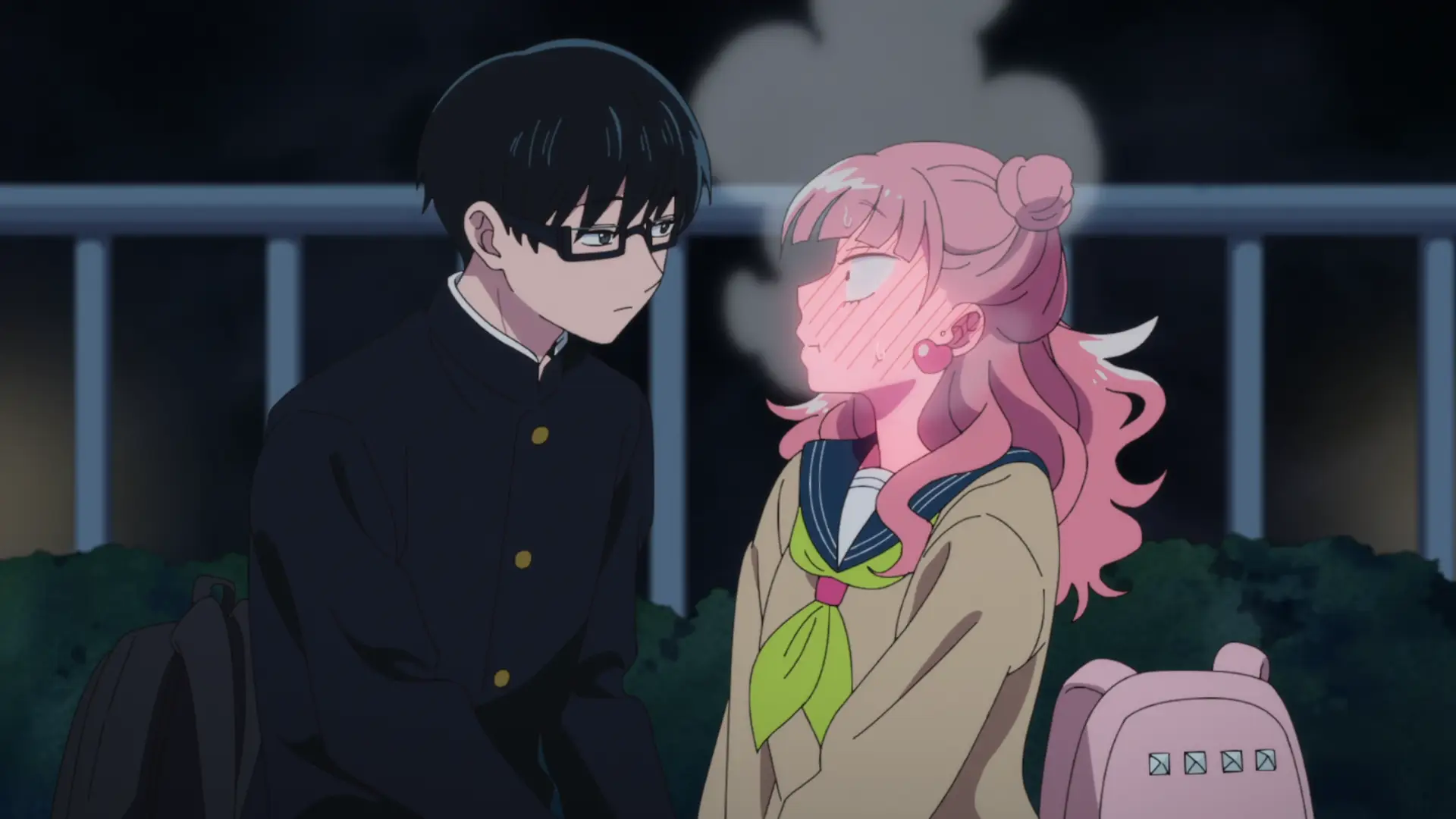 I know what she was hoping for (a kiss), but Tani delivered just in a different way. He did a good job making her go in flames.