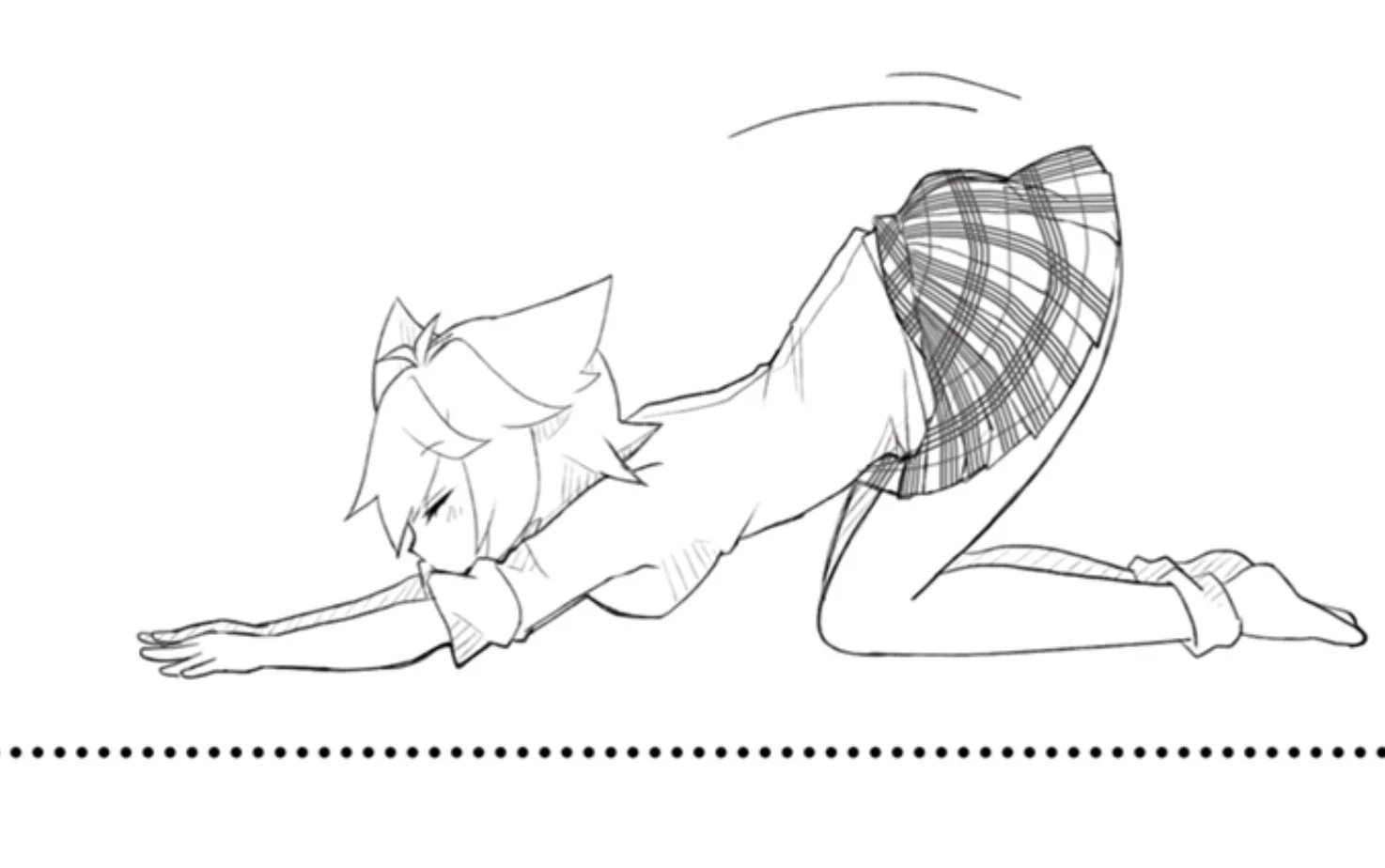 *stretches together*