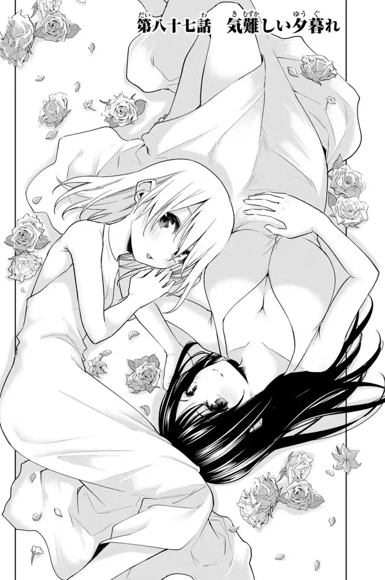 The intermission art of Asahi and Yae is great because of the gap between the pure flatness and the mountains