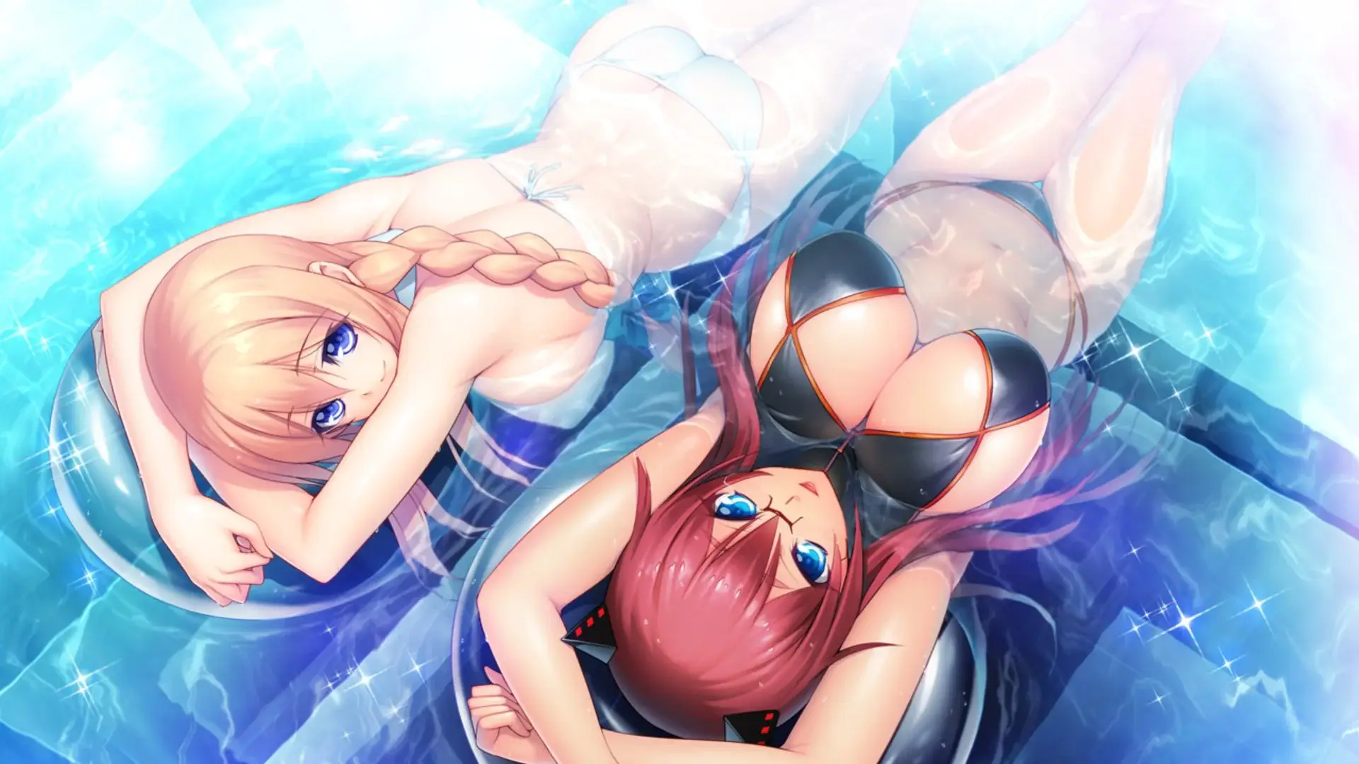 Art quality is downright gorgeous as you can see here with Ethica and Kiriri. There's few visual novels that can reach this level.