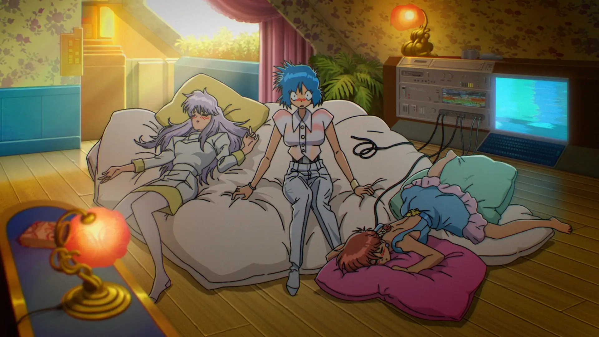 This situation is so comedic and whoa I like the design of the other two girls. Hopefully we see them in 'action' again soon.