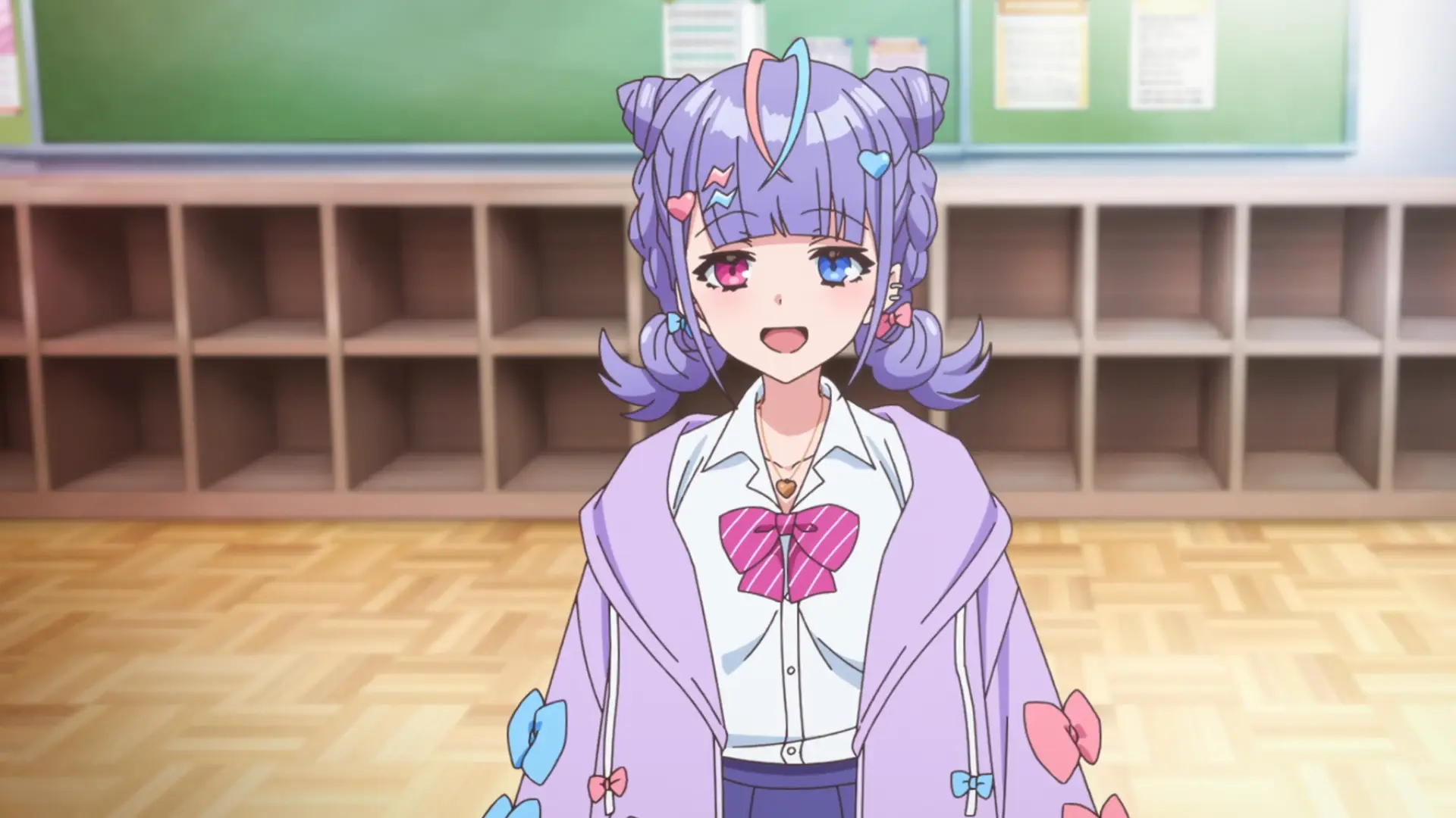 I wasn't sure about her look at first, but Maki has grown on me over the episode.