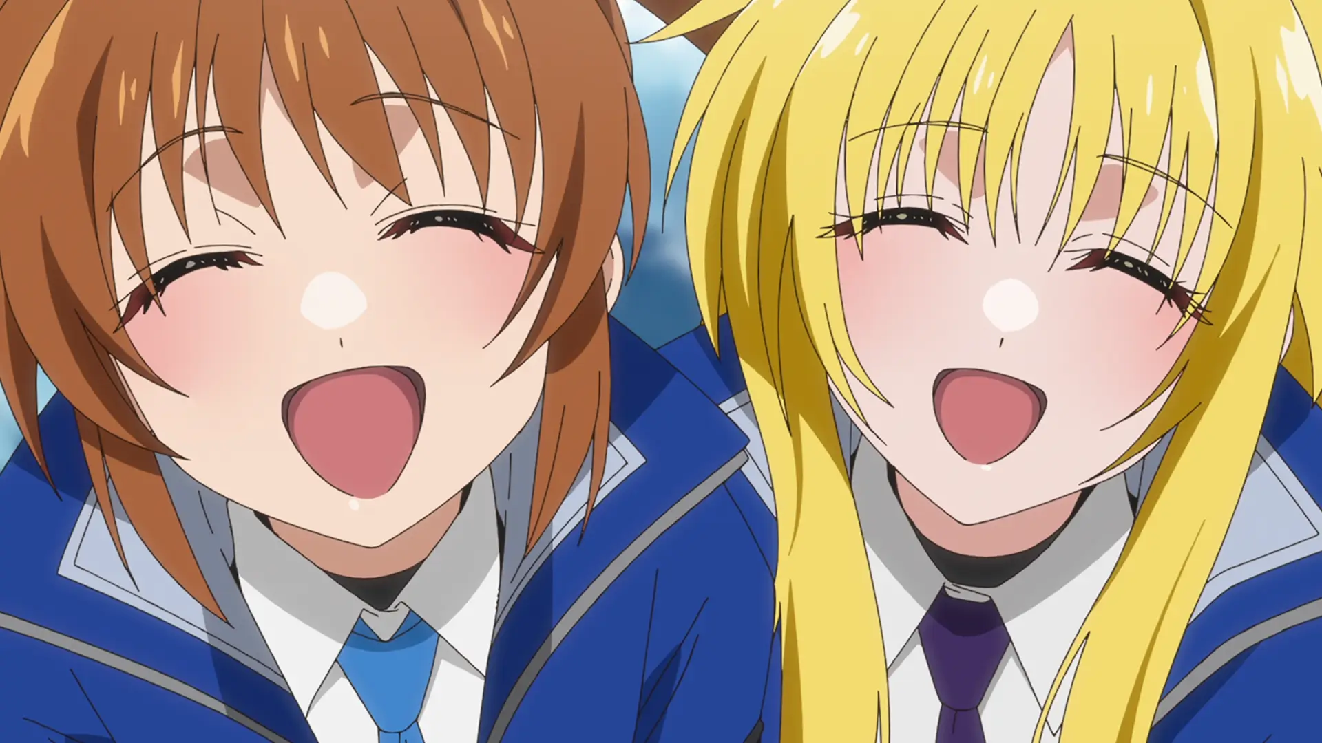 Just how can you possibly refuse anything from Nanoha and Fate when they smile in this way? Absolutely impossible.