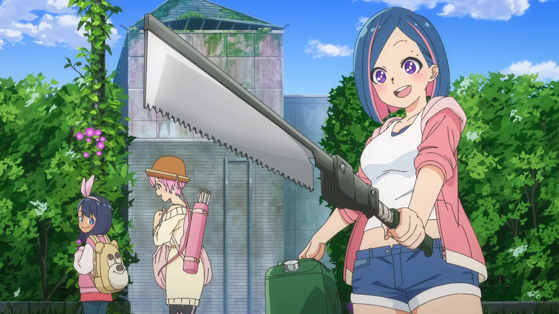 Not complaining about Aki, but she's sort of too weird to be attractive. Wonder why she can smell the zombies...