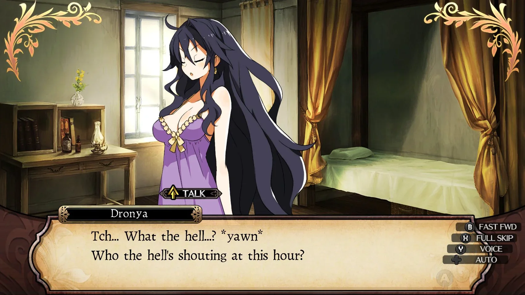 Nice choice of bed-wear to be honest.