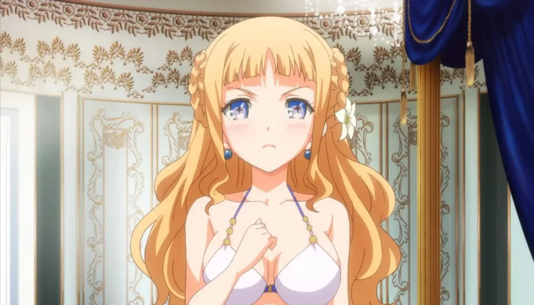 She's ready for the tuning. Why swimsuit you say? It's tradition! Traditions must be preserved!