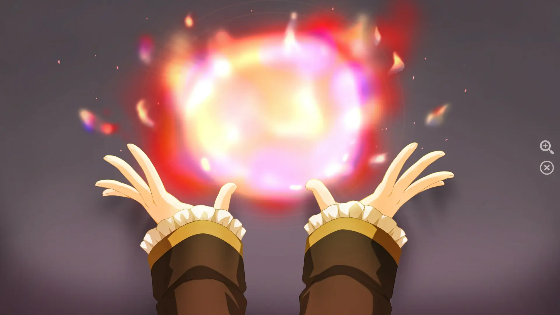 This is apparently the light magic that Sofia can use, she can only last 7 minutes with it before dissipating, but she will train to reach a longer period of time.