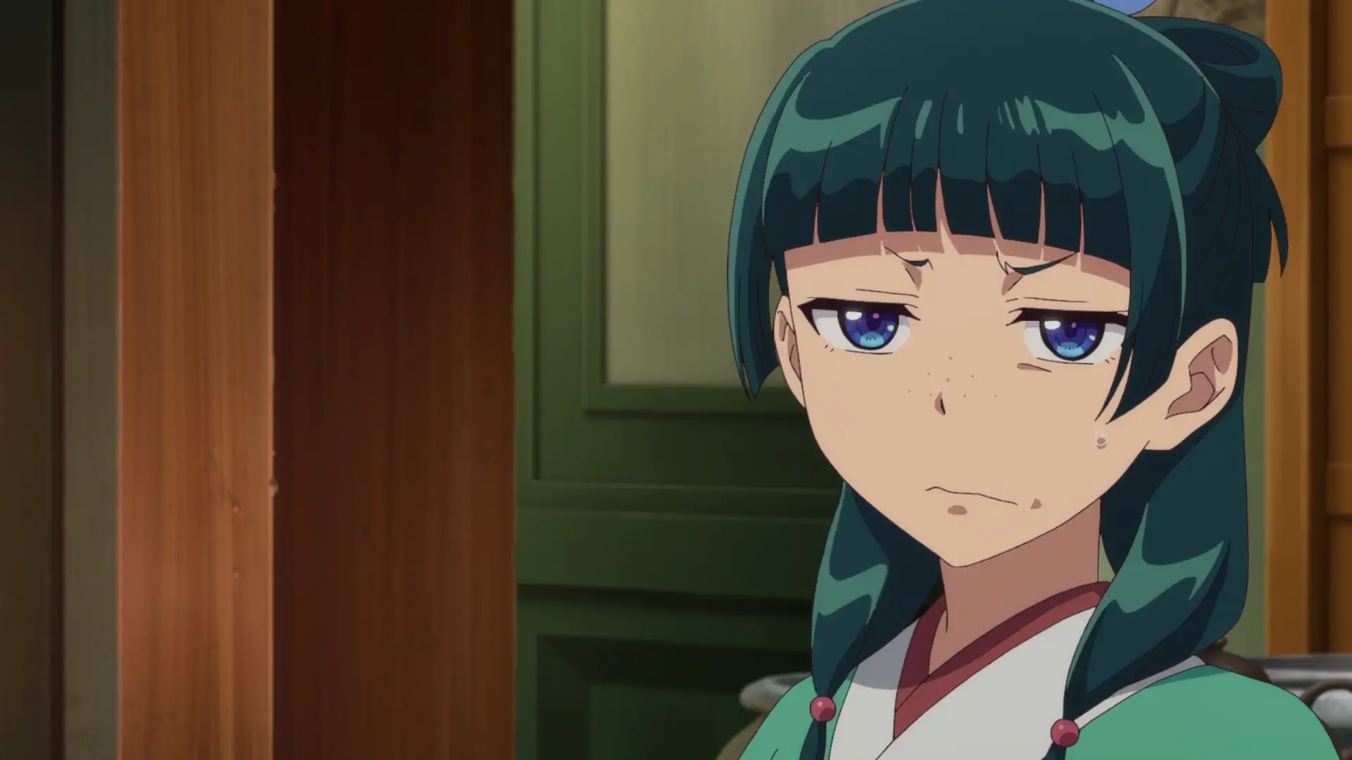 I had to place Maomao with this face right next to the previous screenshot for effect. Mobile users might see it below though...