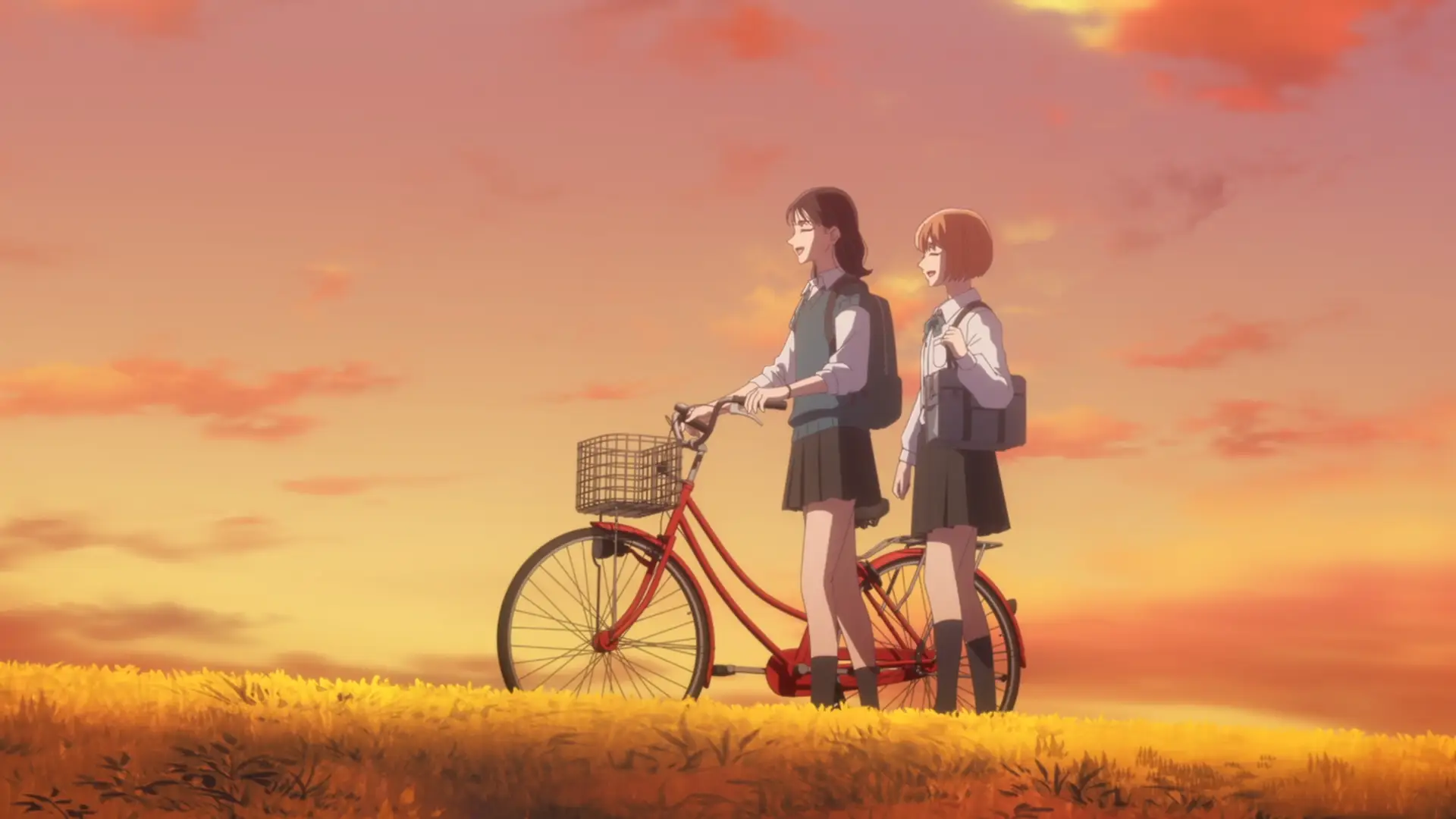 This scene was also very nice, they look so good together Aimi and Nami...*wears more yuri glasses*