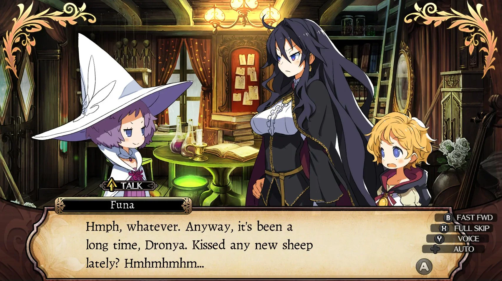 That scene with the spell going back to her was hilarious.