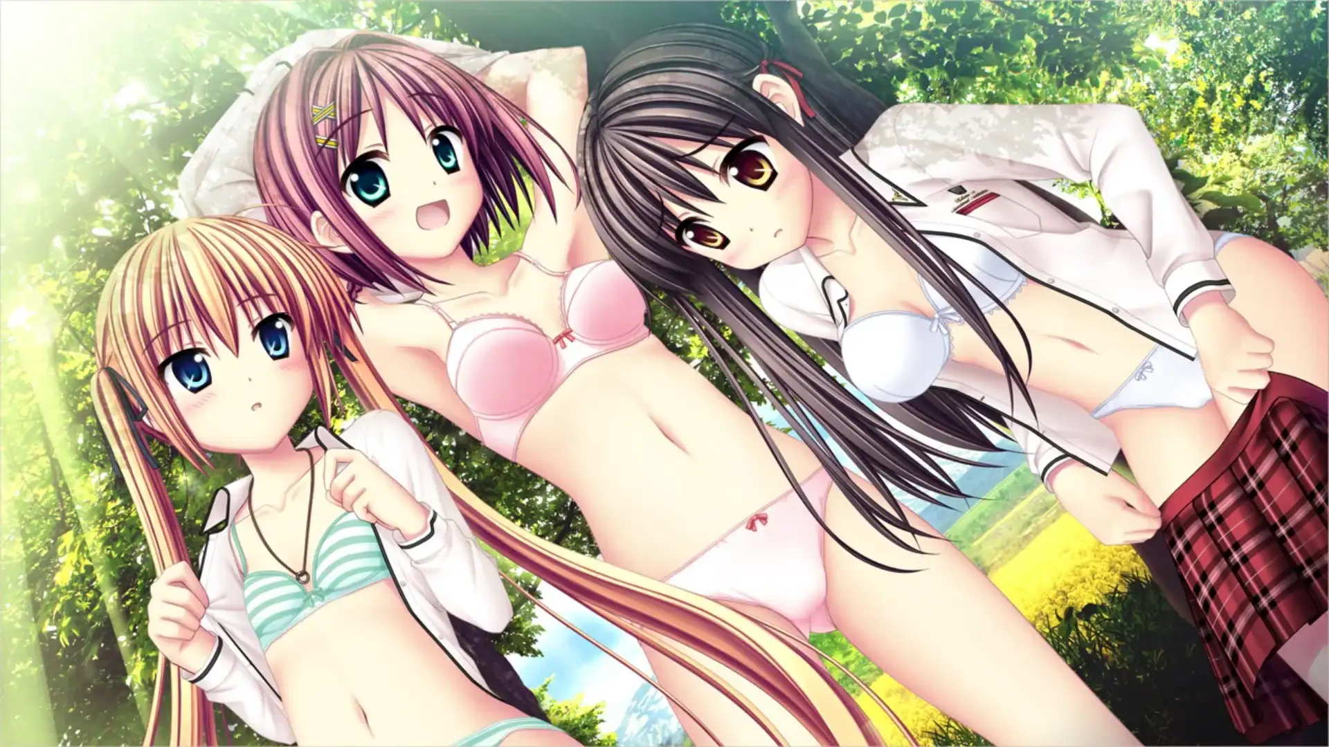 Fanservice is obligatory, but it's rather tame compared to other visual novels.