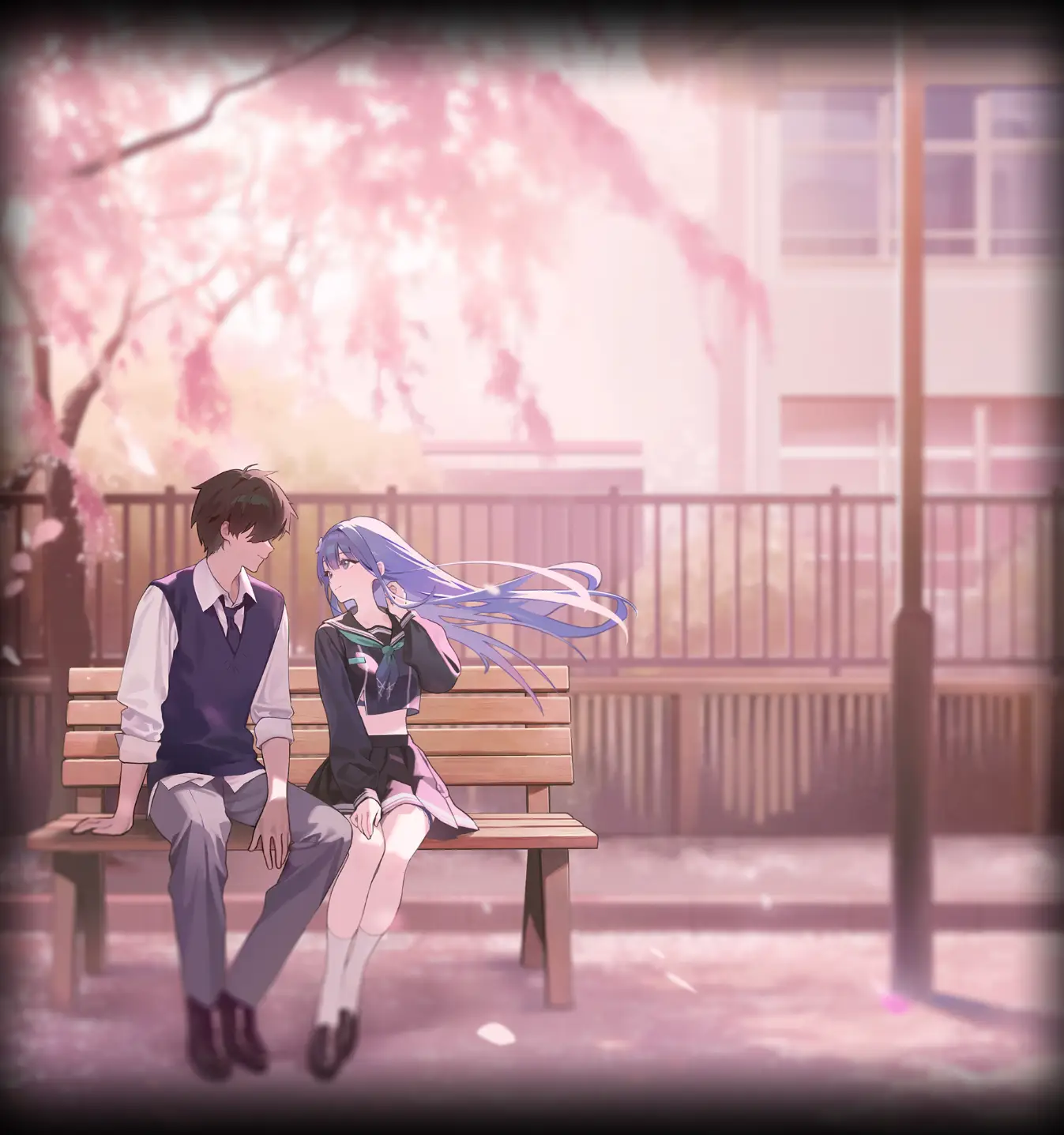 This CG with Arcana feels so 'old school' visual novel. You know that cute, melancholic scene...