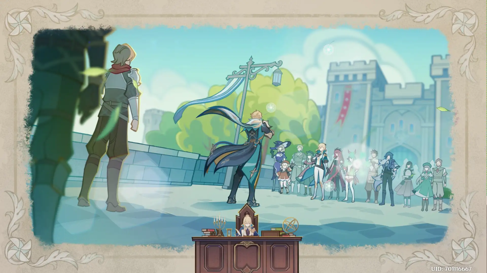 Varka coming back to his knights. I love how he trust them to do good even without him.