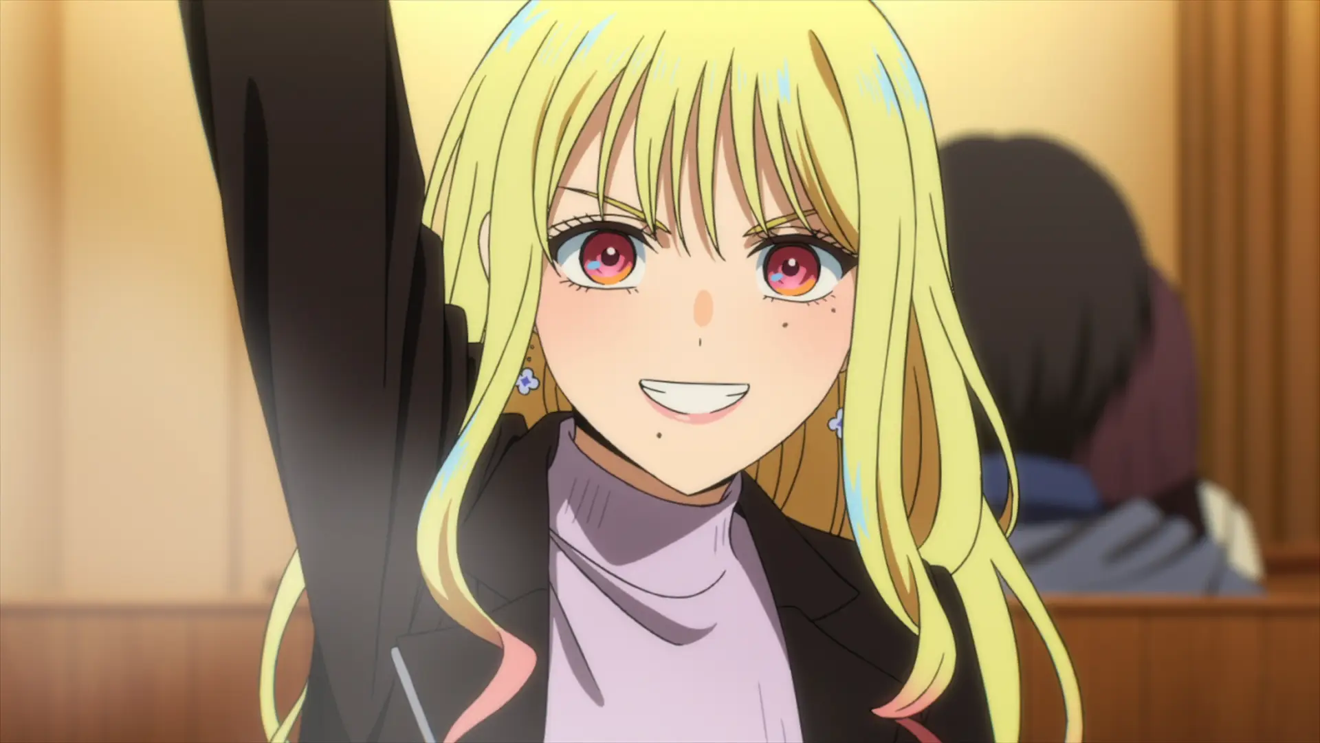 Mei eating meat was also cute, she has a BIG appetite. Like a huge one considering how much stuff she ate.