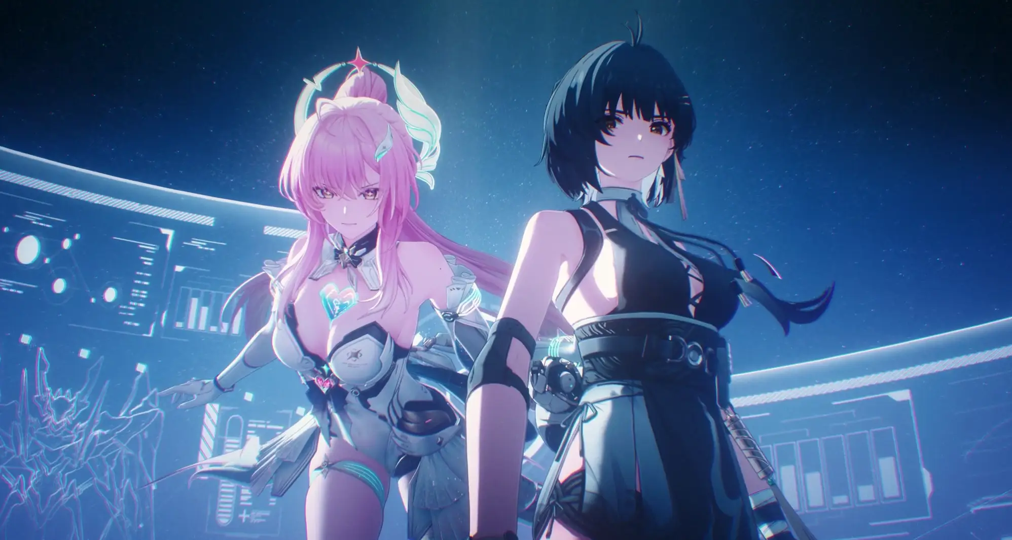 Mother and daughter are back together and ready to strike. Rover and Aemeath also share the same fashion sense looking at the little cloth they wear.