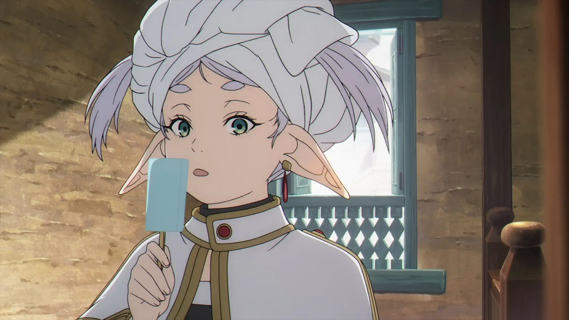 Ice eating Frieren was cute too. *pats head*