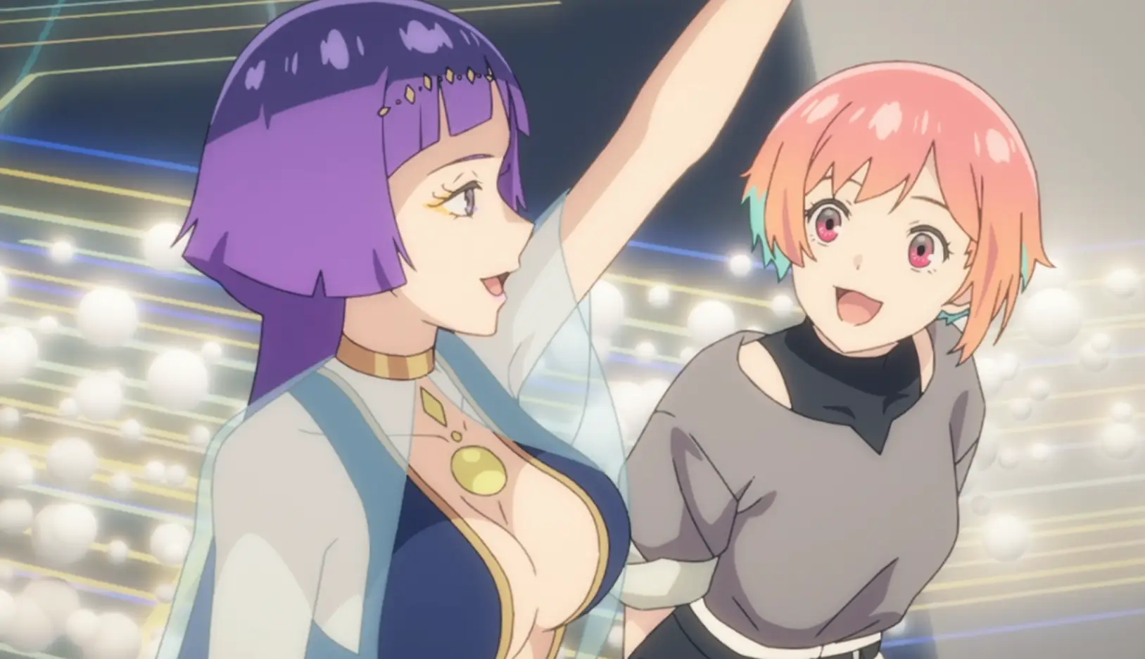 Apparently it's common for people to be possessed. That looks very 'Cleopatra' of her. You know, huge.