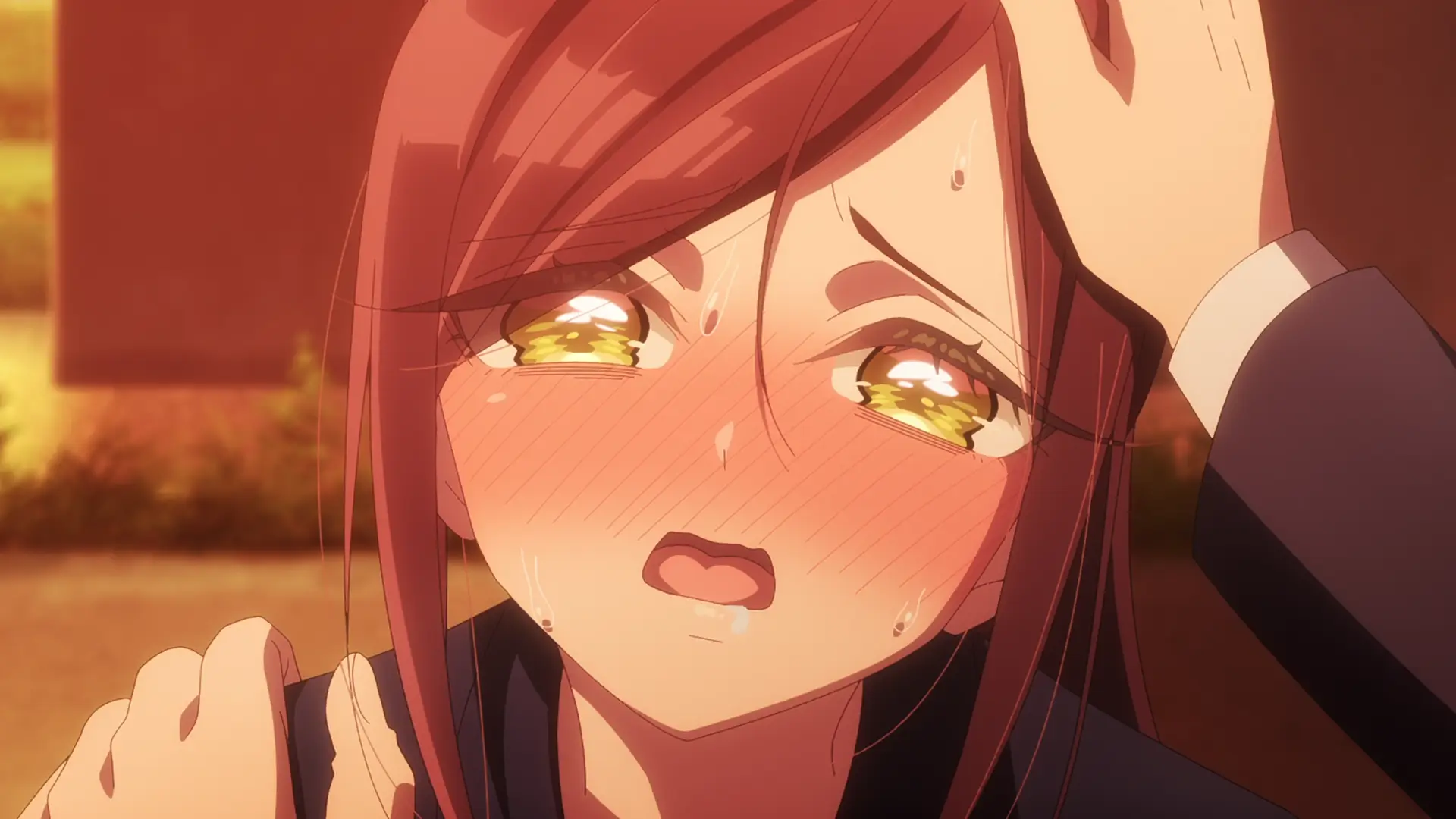 Just look at that face, she's completely melting just by being patted on the head, how adorable can she get?!