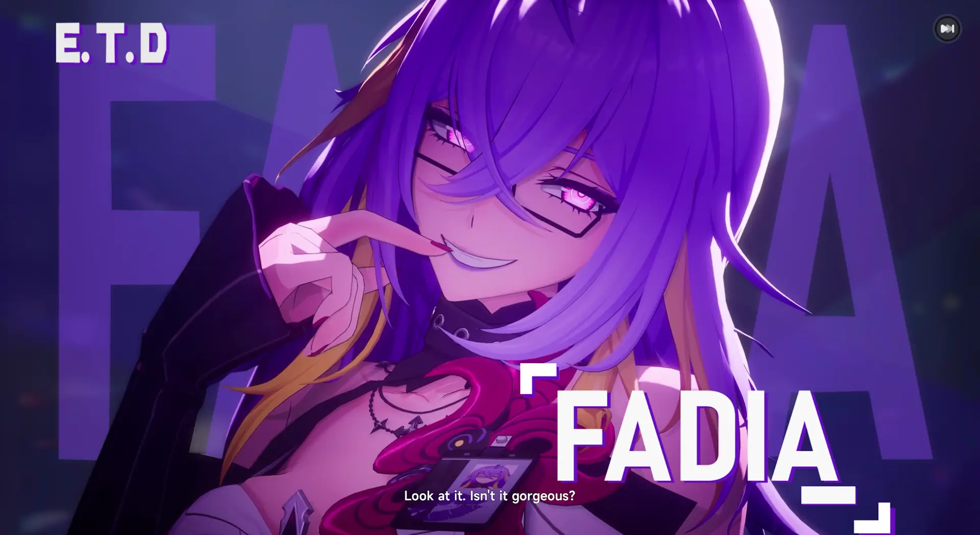 She seems like a good girl! Clearly not S or anything you know? *looks away*