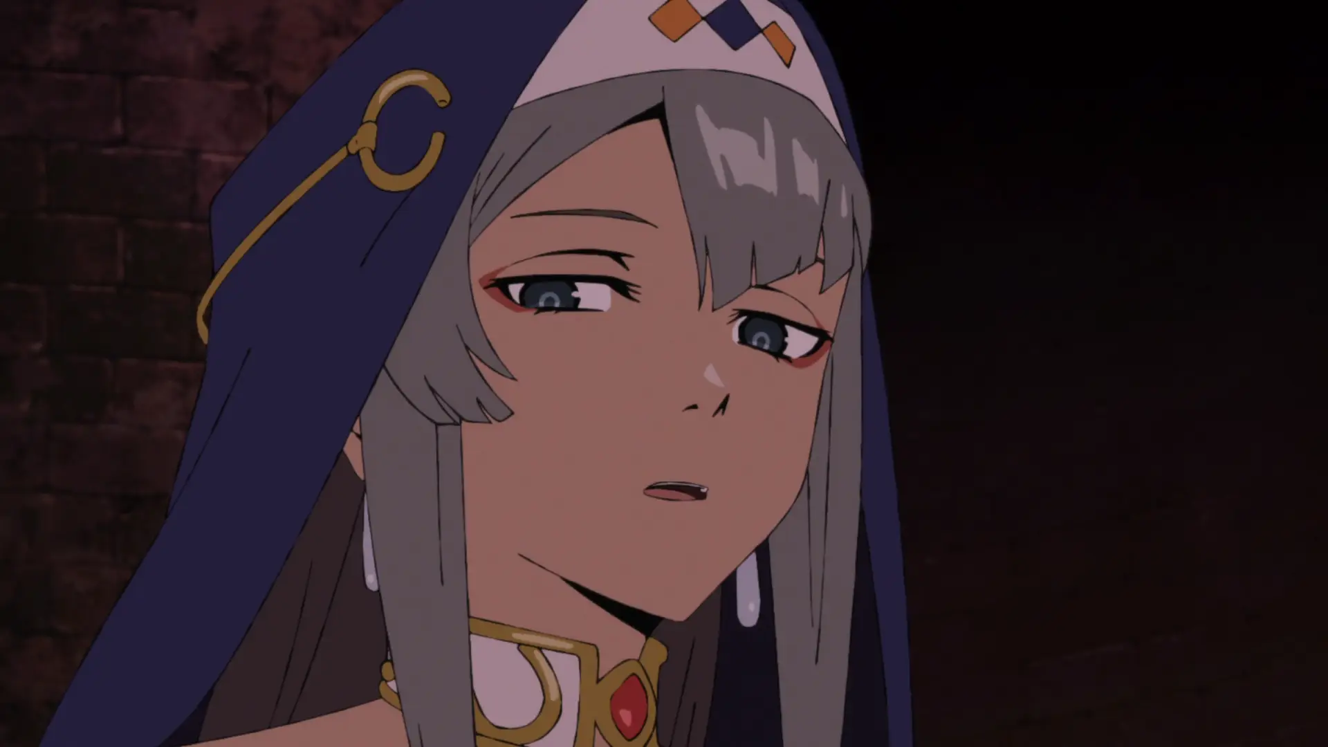 Frenci looks amazing even when looking down to someone. How can she be this perfect I wonder?